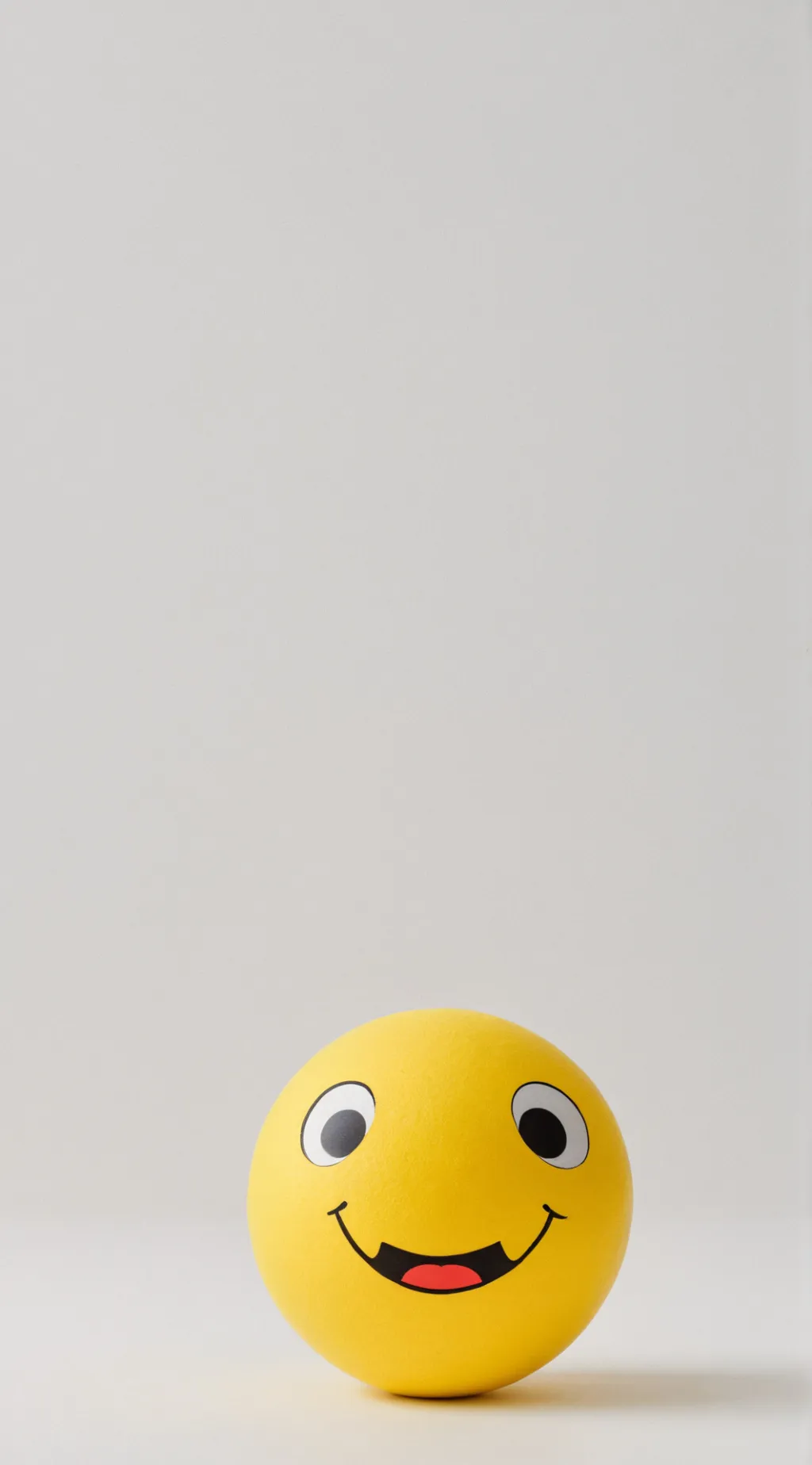 ai character: Happy yellow ball background
