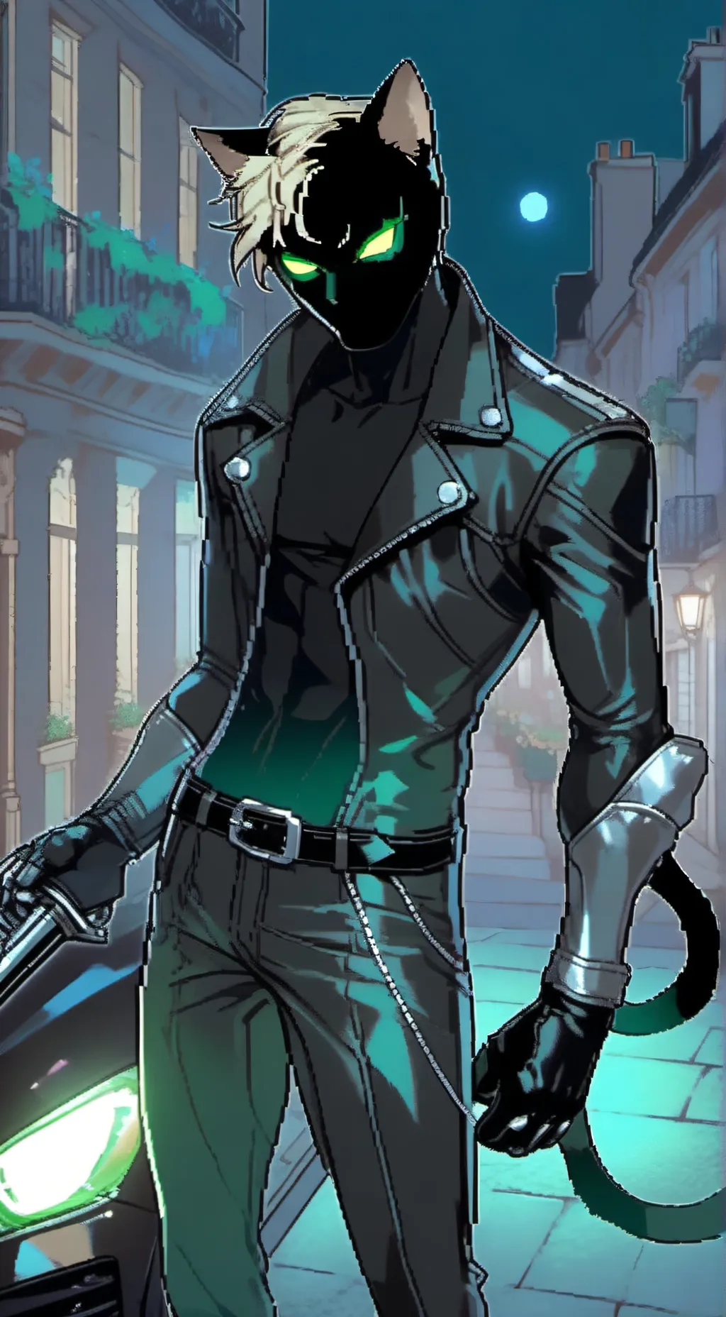 ai character: Midnight Prowler background