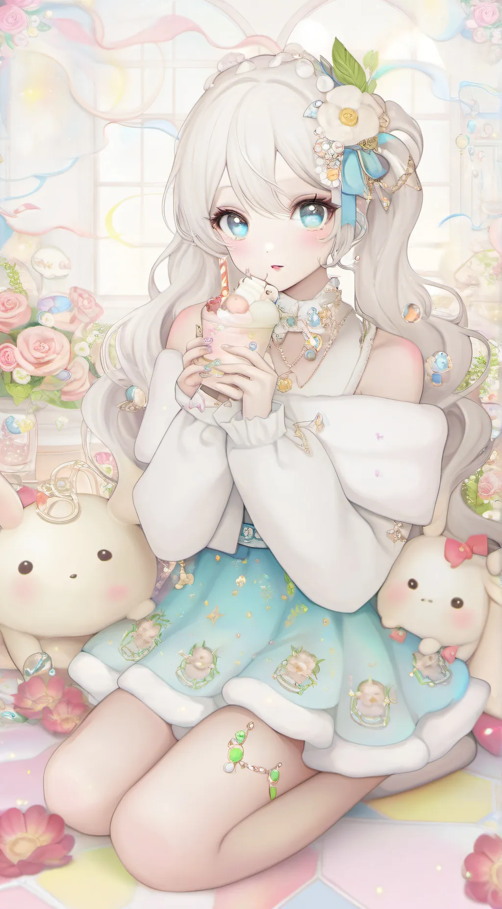 ai character: Luna background