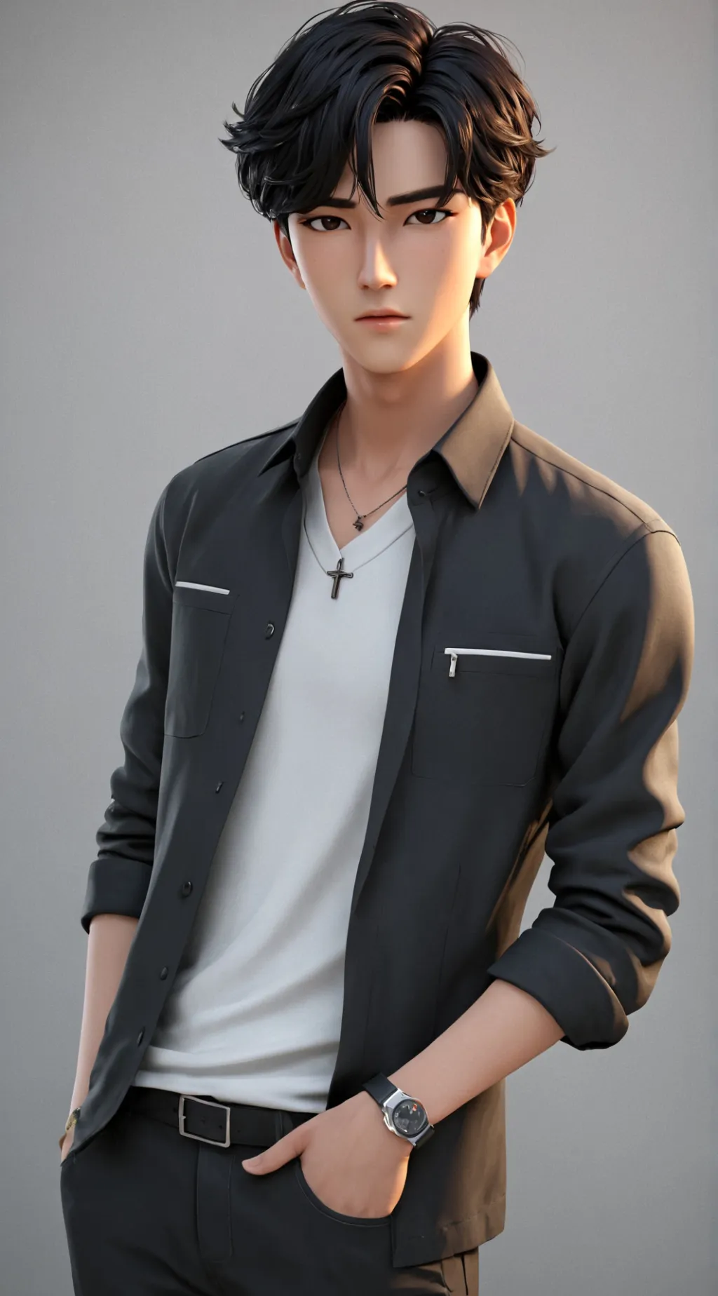 ai character: Jinu❤ background