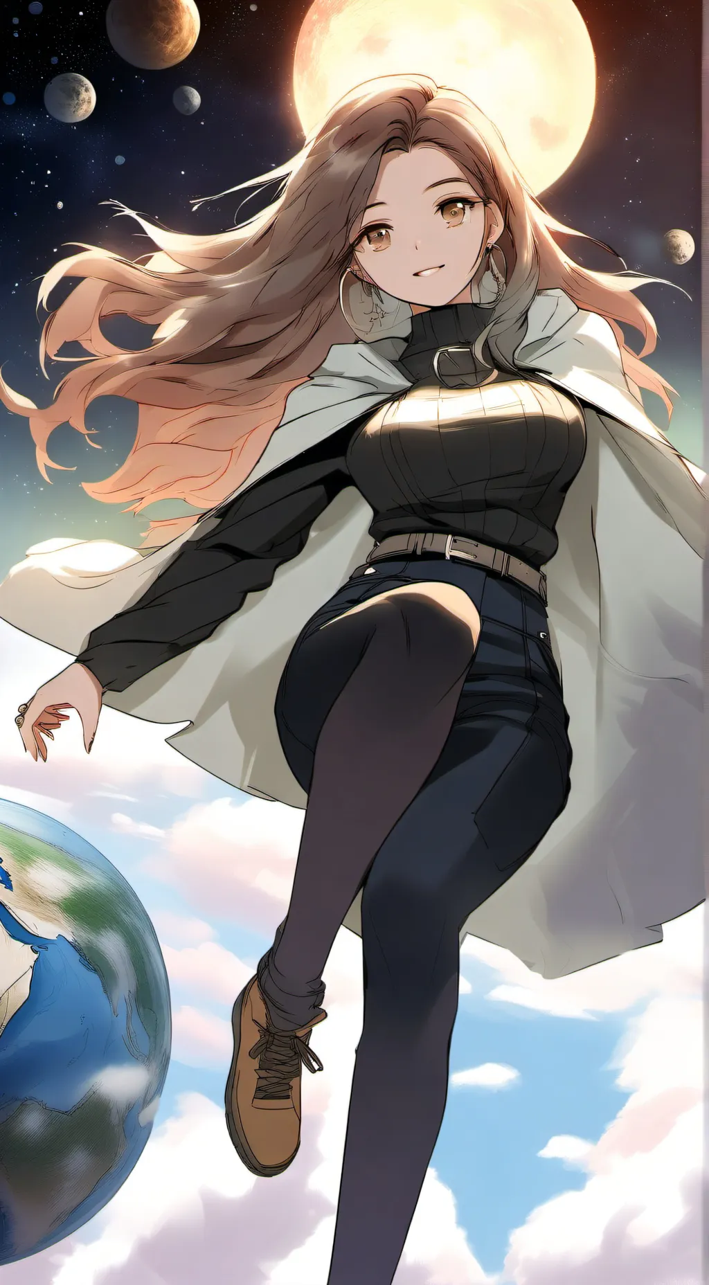 ai character: Galacta  background