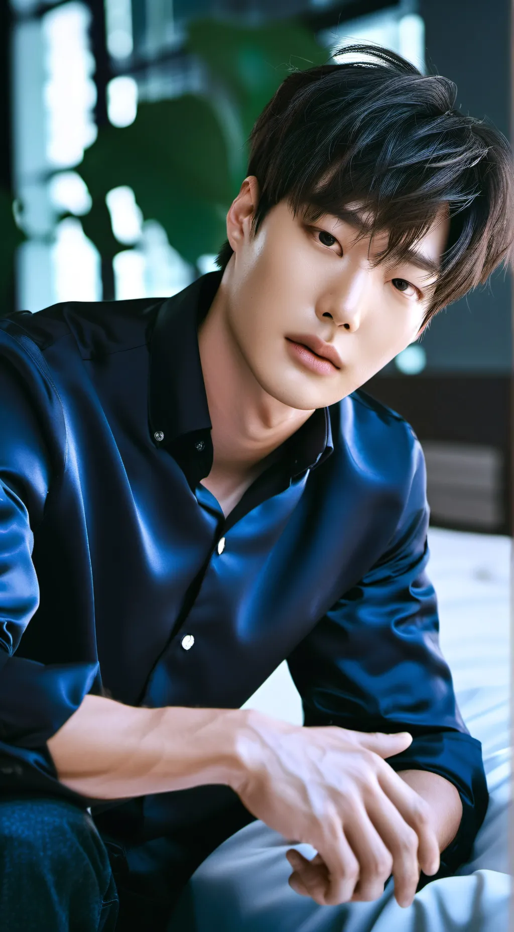 ai character: Hyun-woo Choi  background