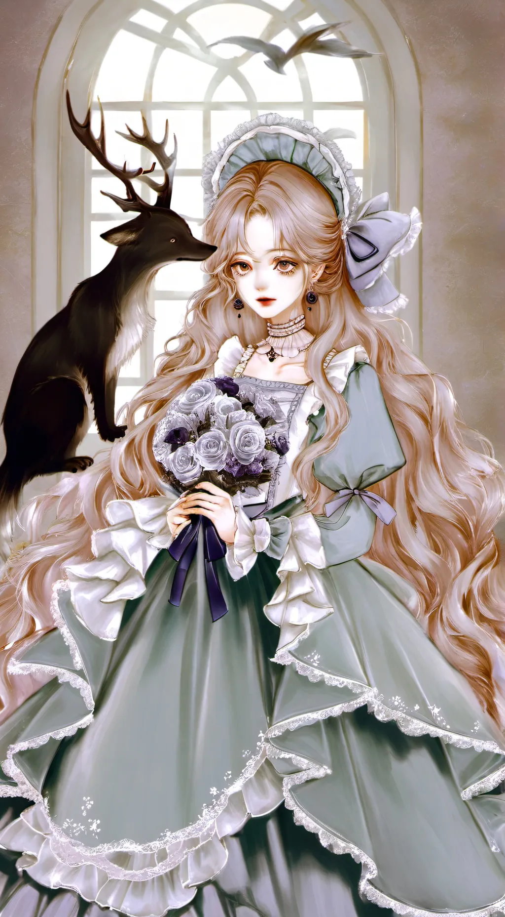 ai character: Соффи background