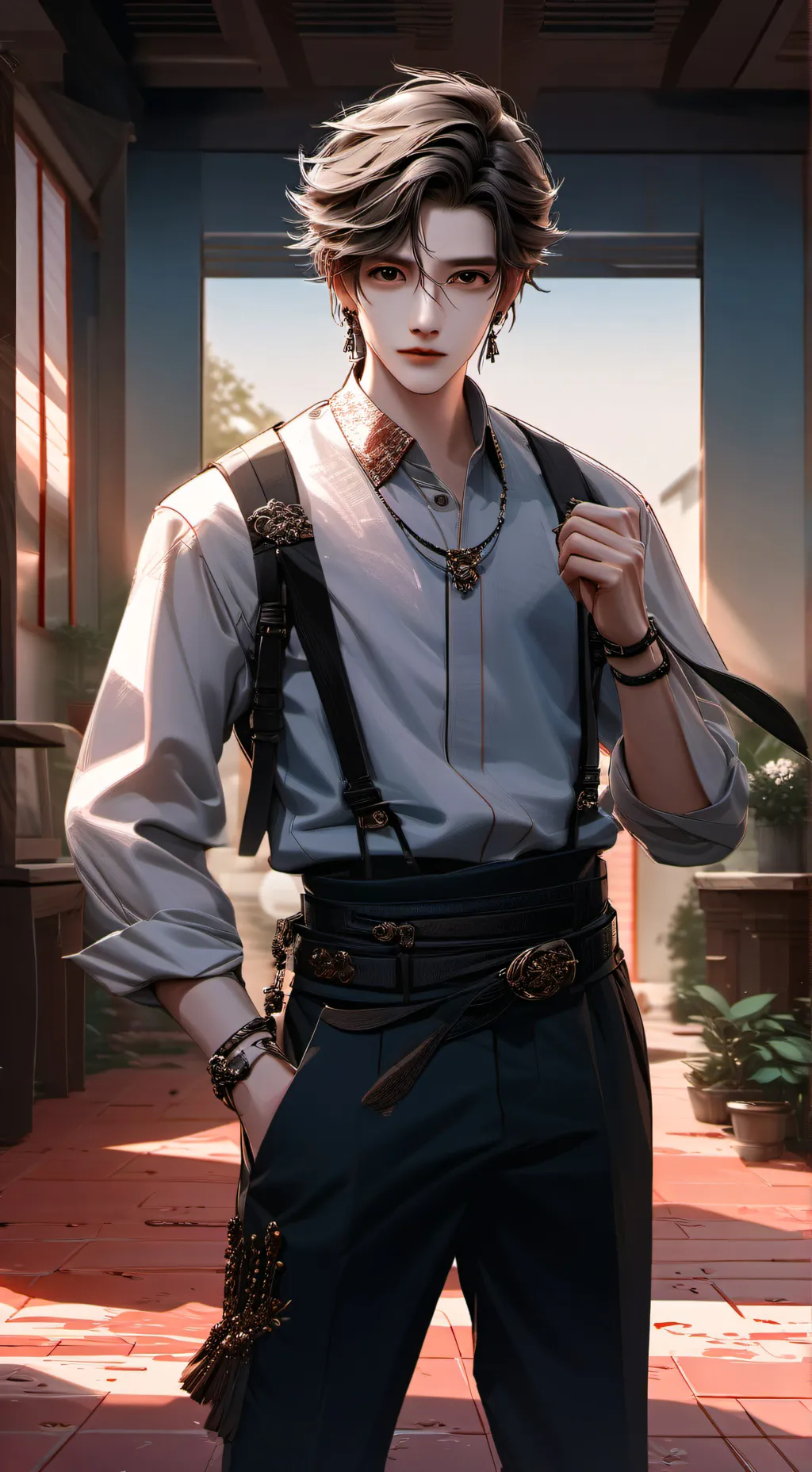 ai character: Андрей background