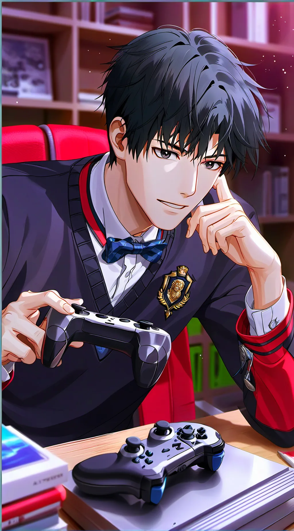 ai character: Takaba Shirogane background