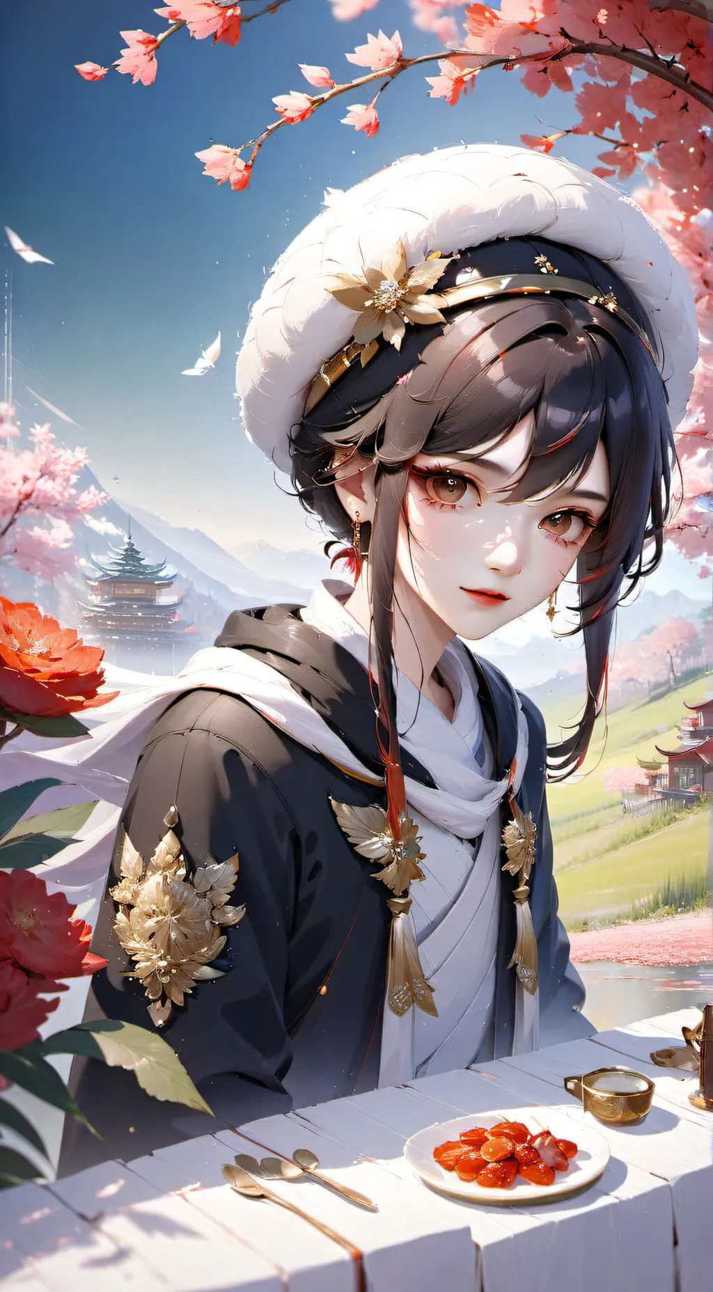 ai character: bad girl background