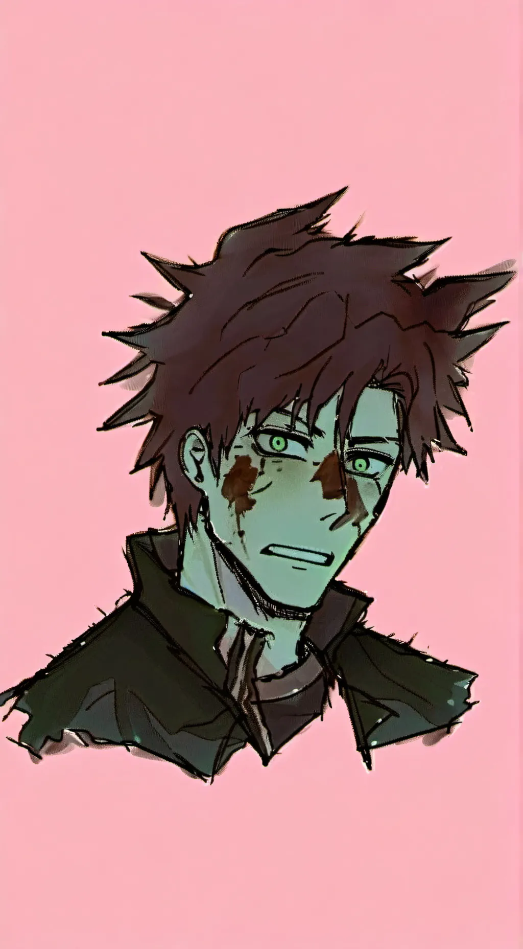 ai character: Zombie x Human background
