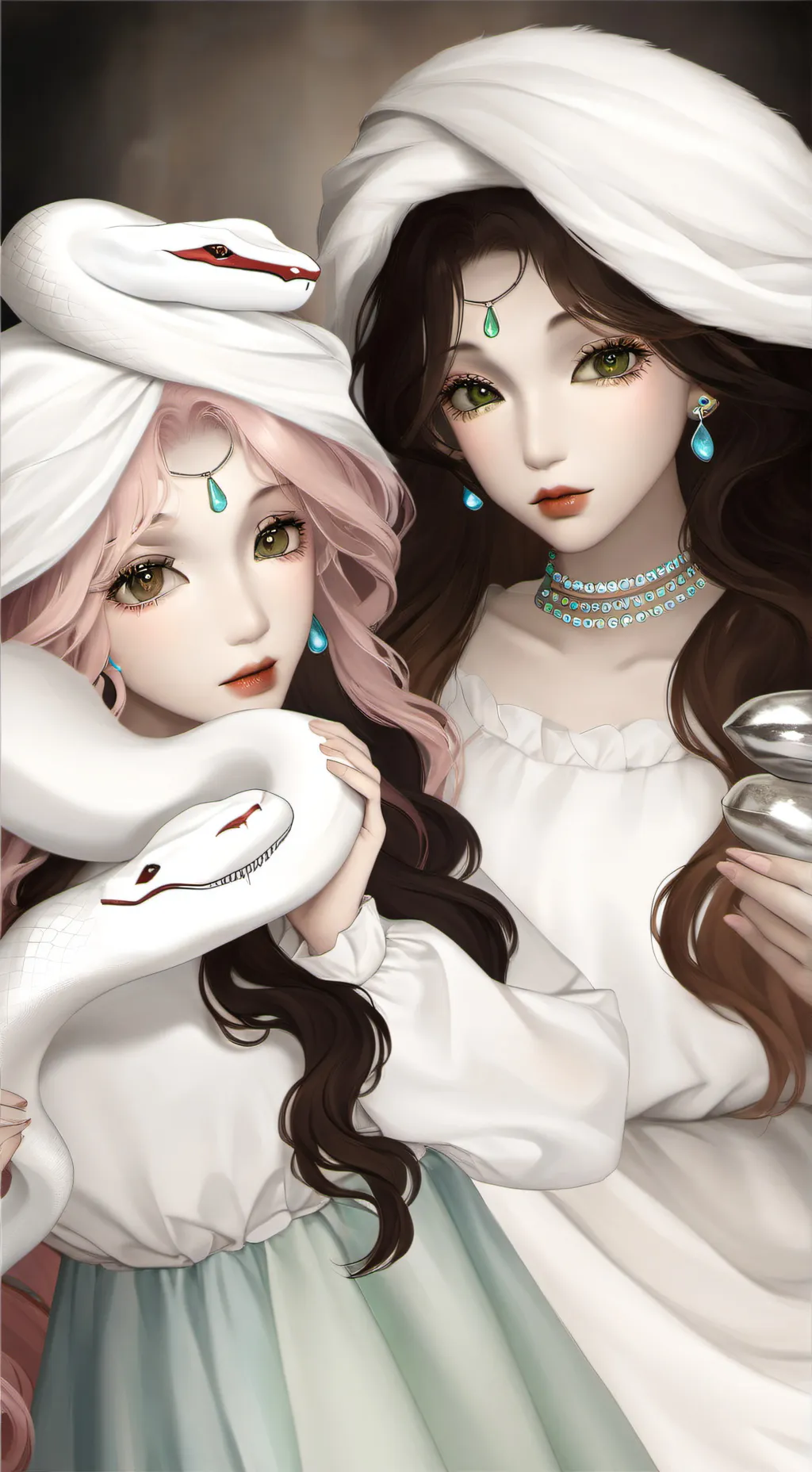 ai character: Rose and Clover  background