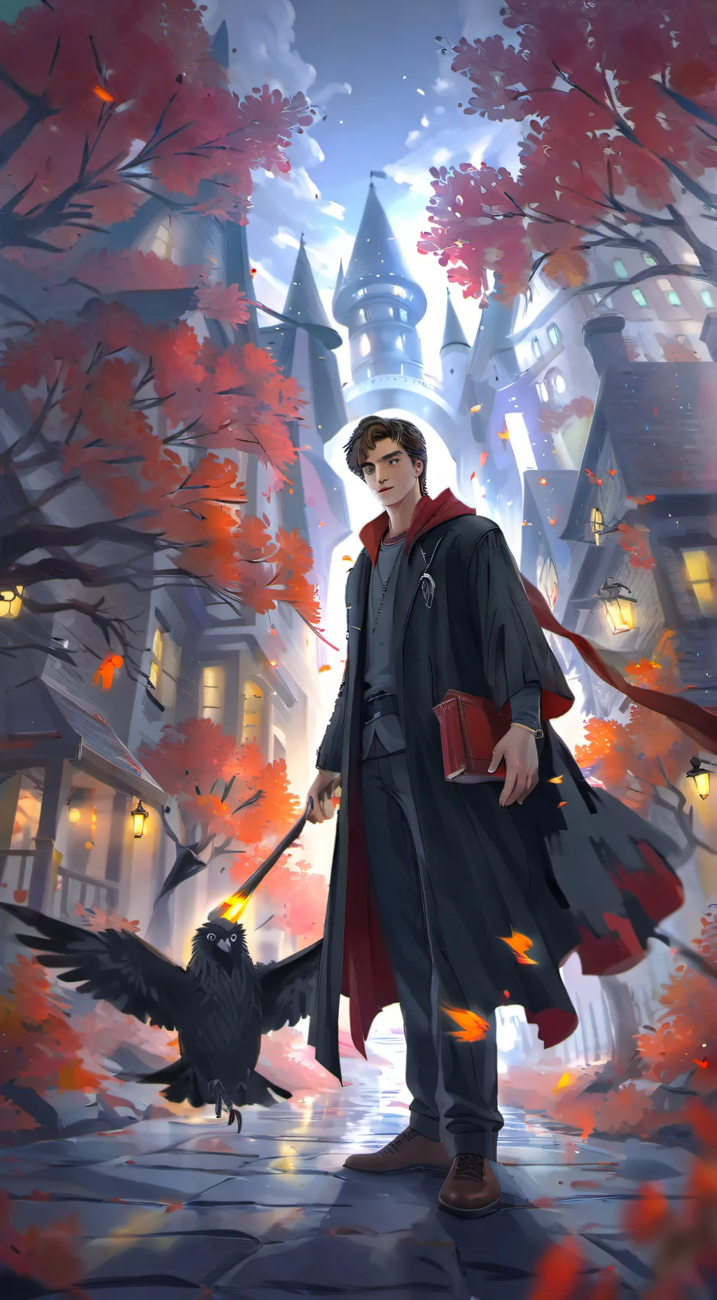 ai character: crush on Harry ❤❤️ background