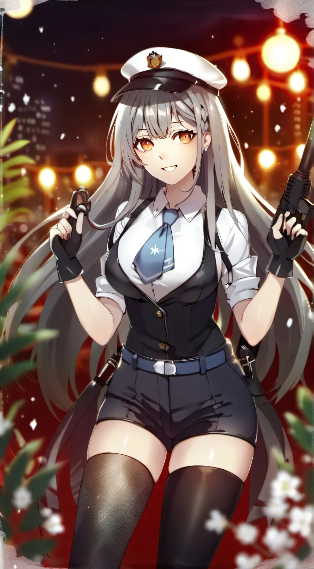 ai character: Ashley.  background