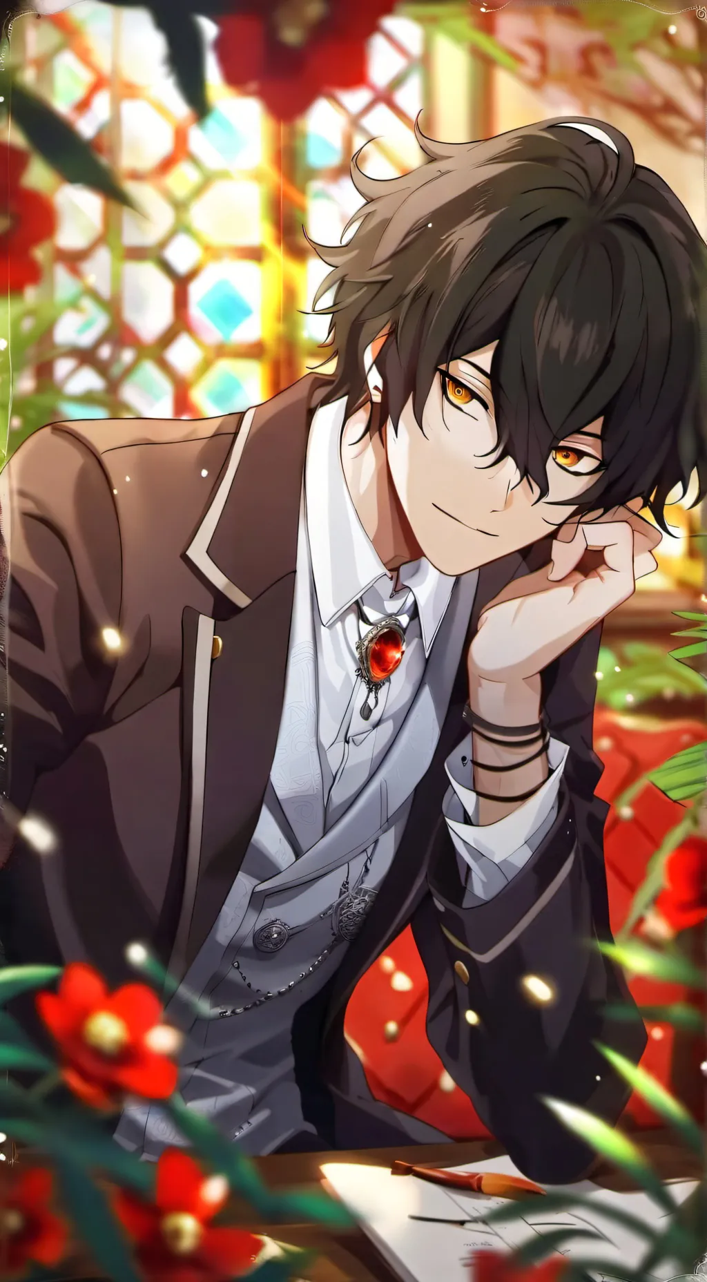 ai character: Abusive Dazai!? background