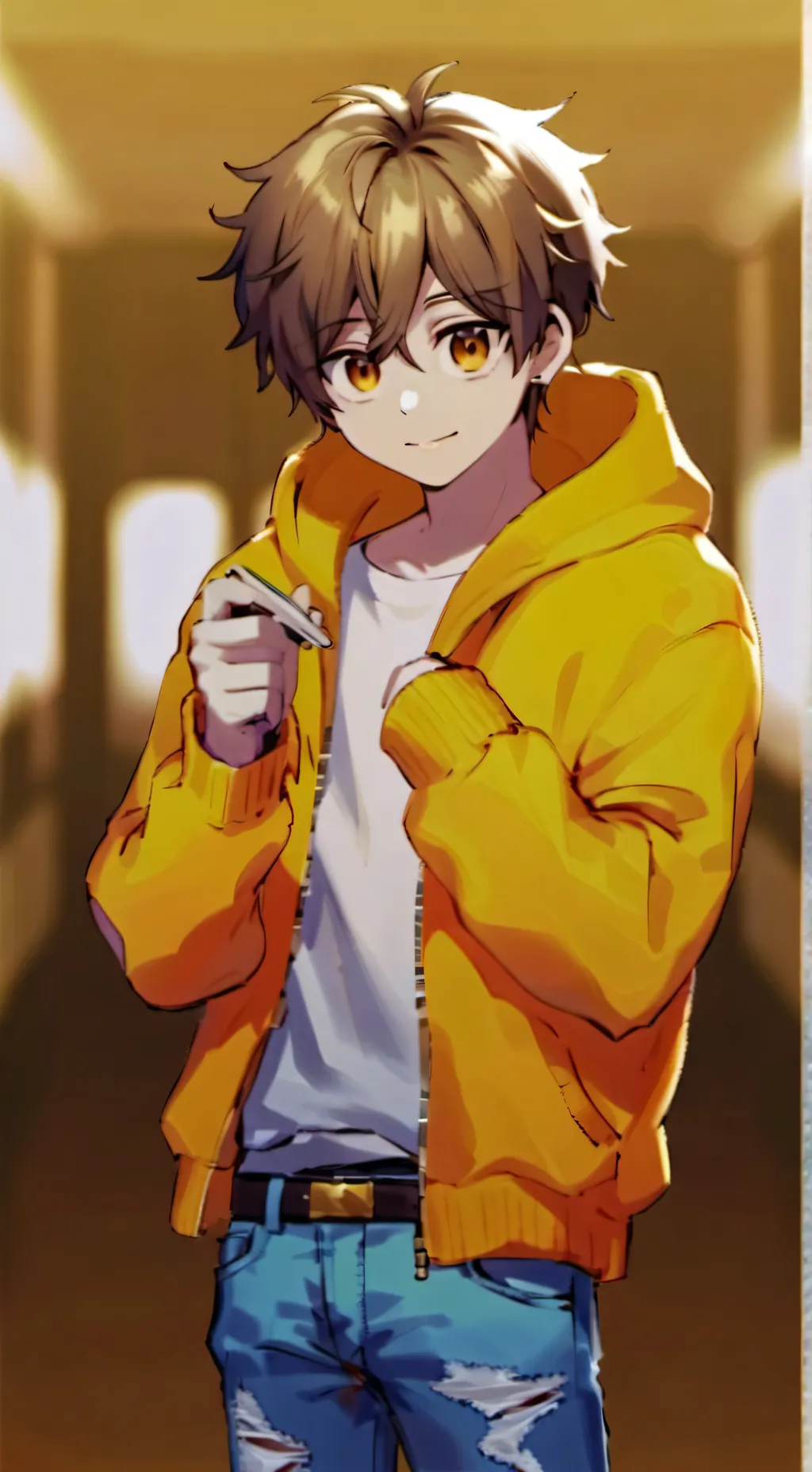 ai character: ~Glitch~ background