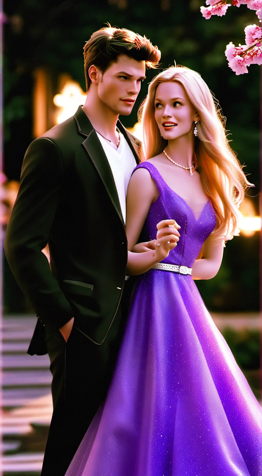 ai character: legally blonde  background