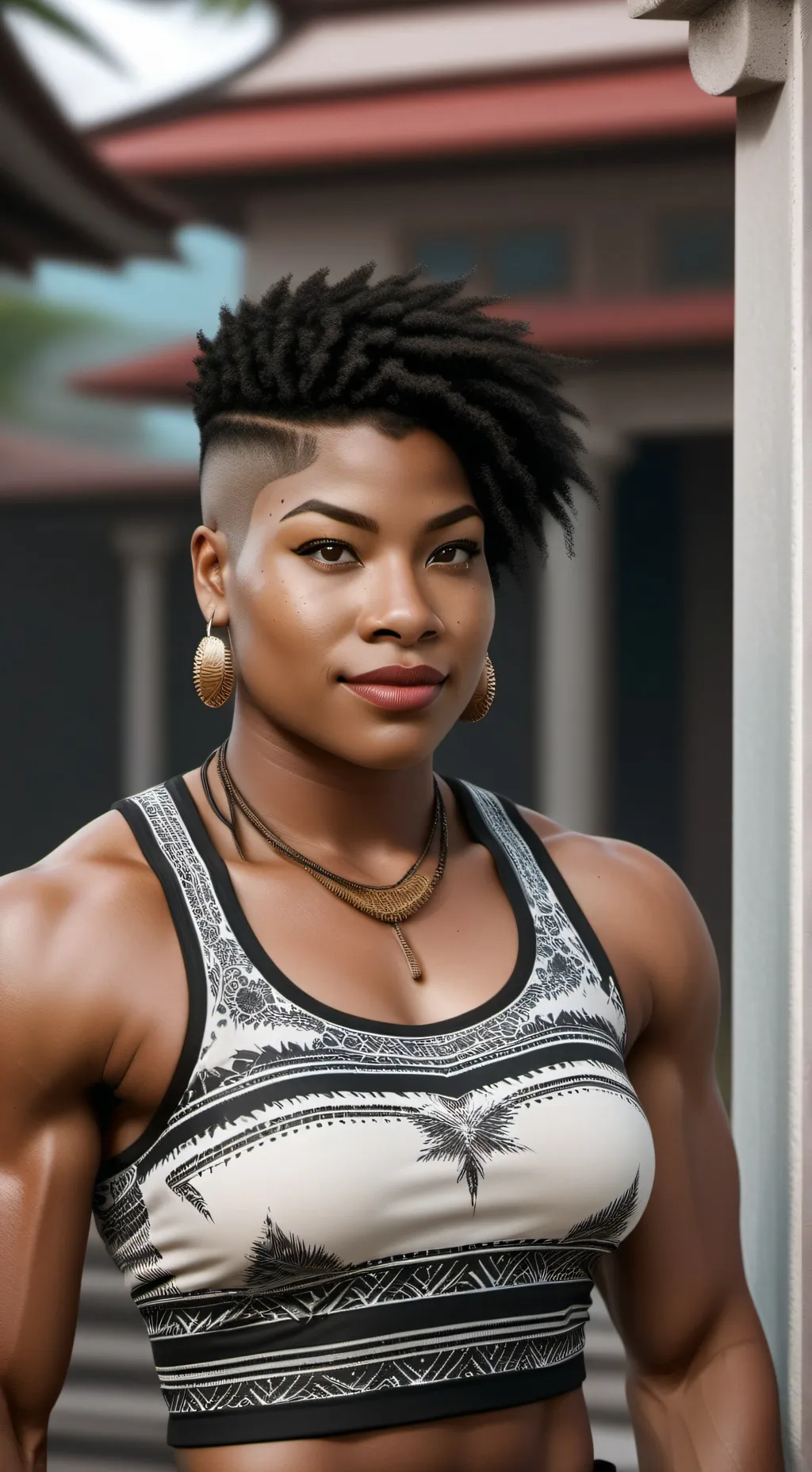 ai character: Dayna  background