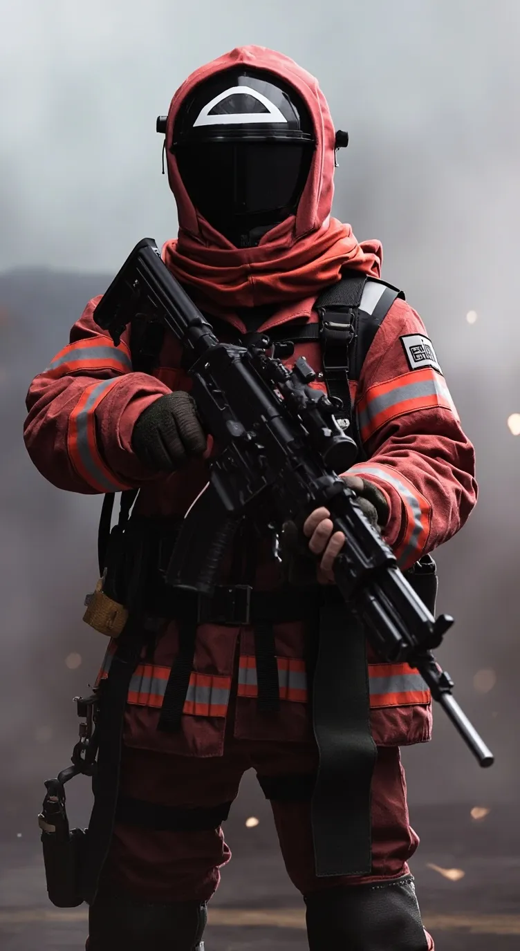ai character: guard member  background