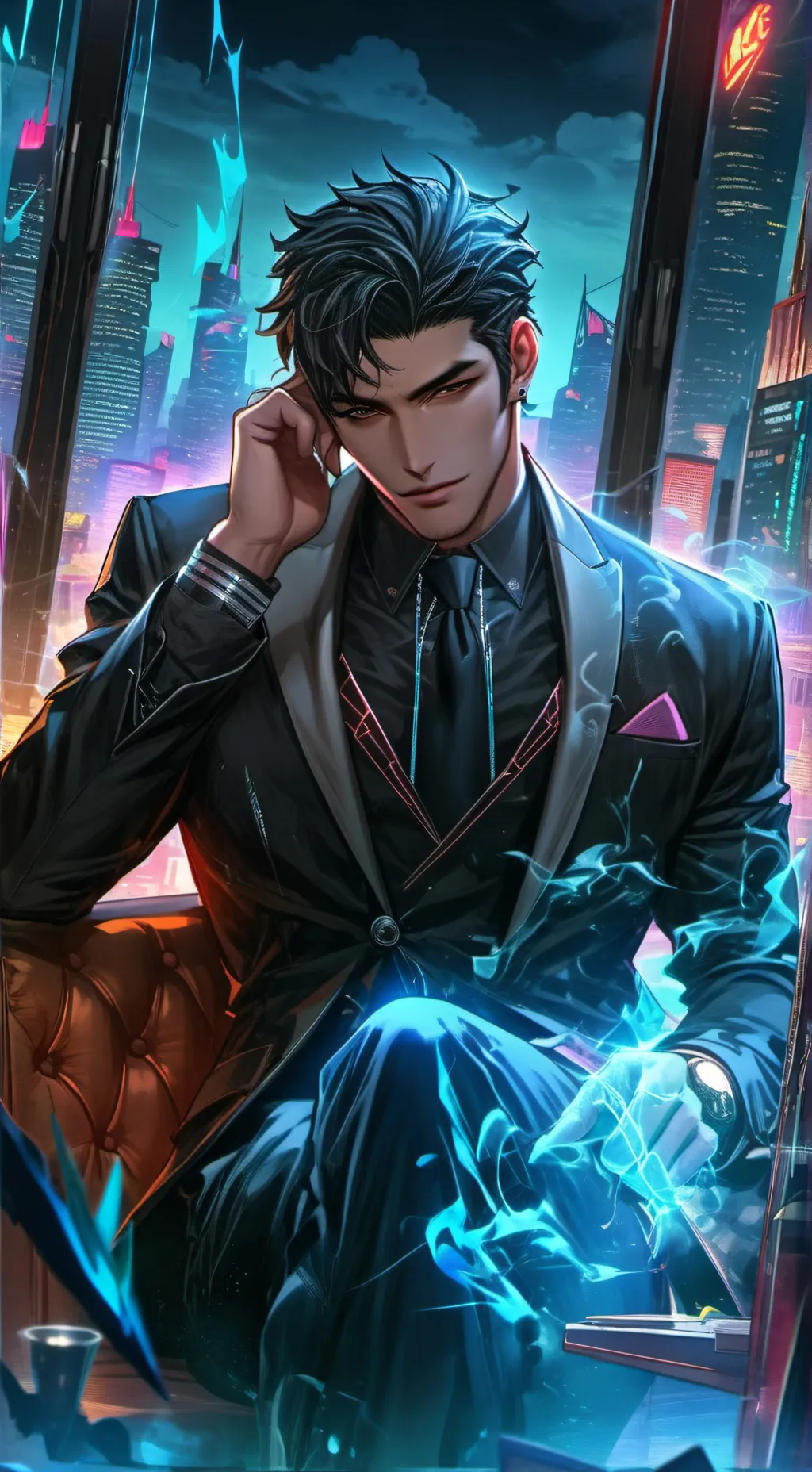 ai character: Ronan Draeve✧ background
