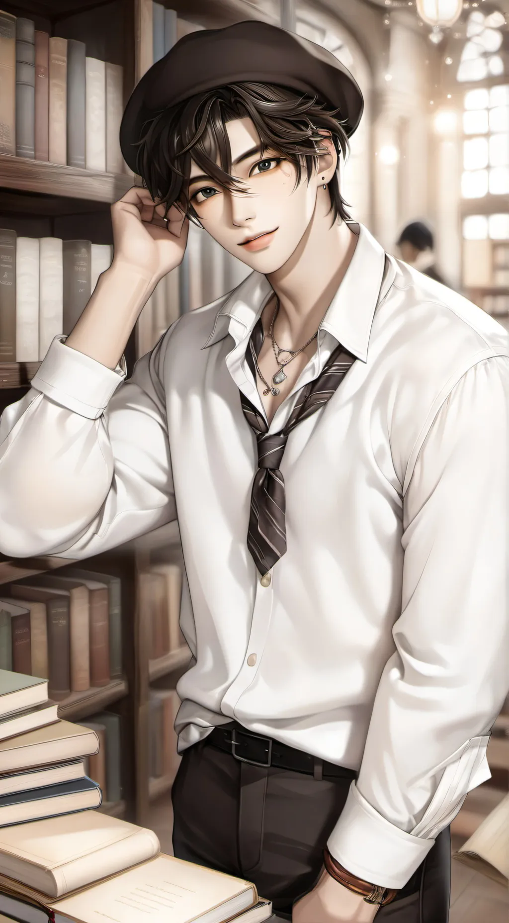 ai character: Adrian background