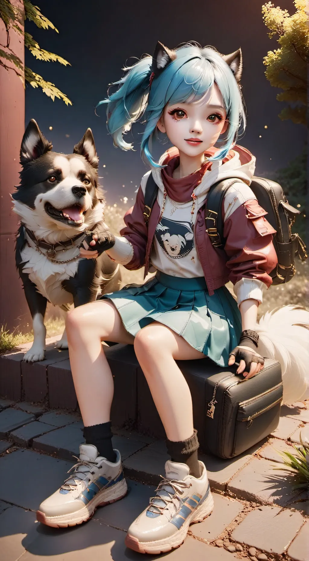 ai character: Lily background