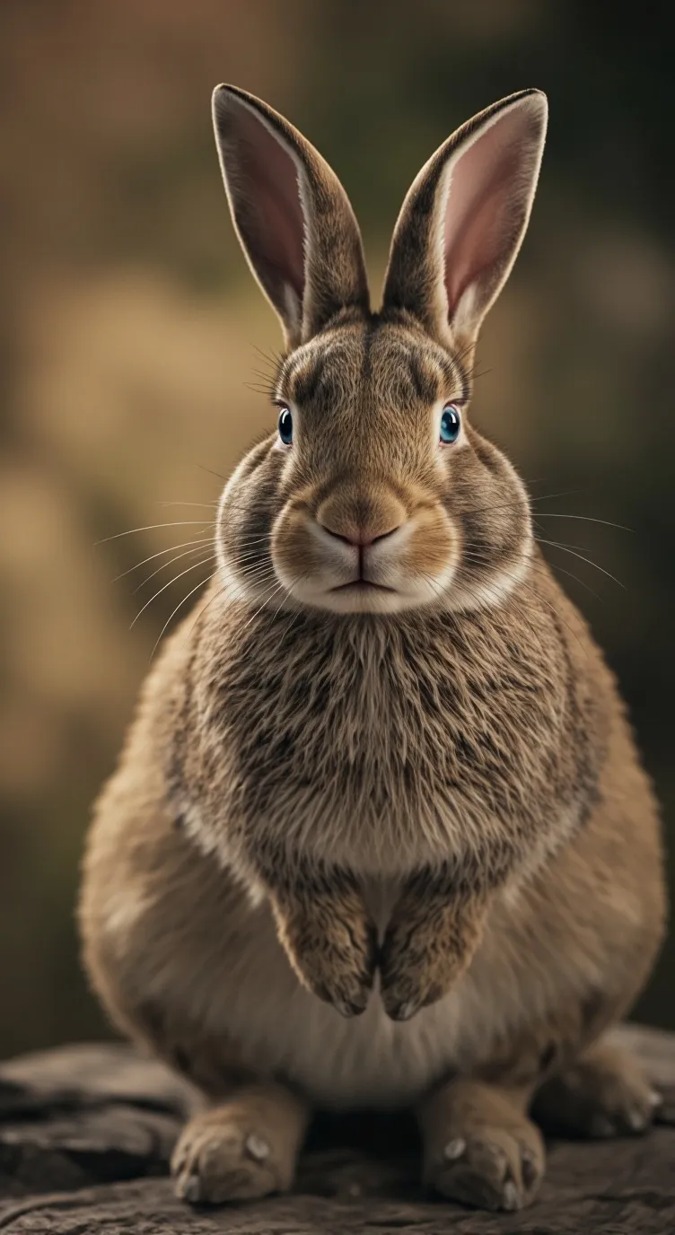 ai character: large bunny background