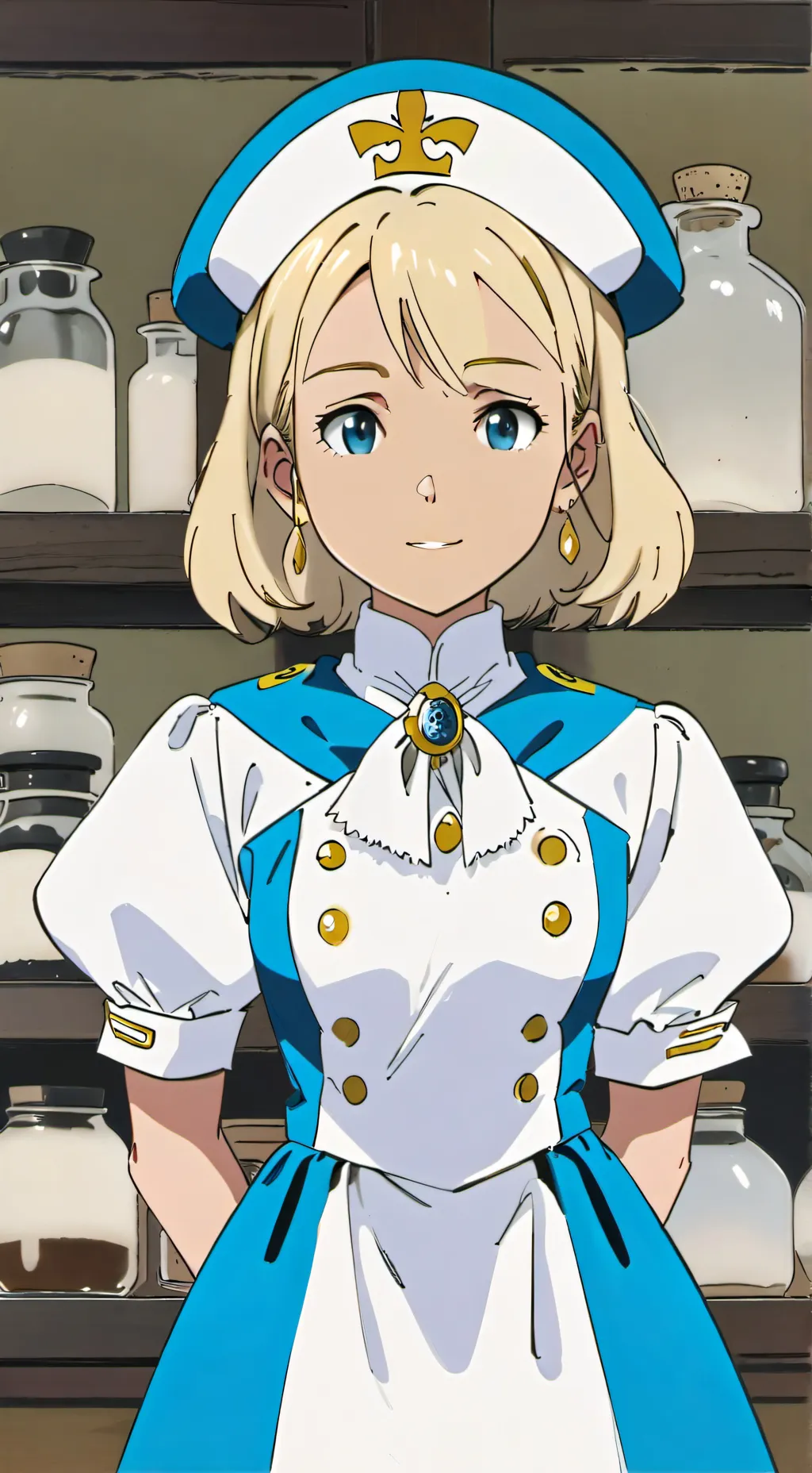 ai character: brightland village background