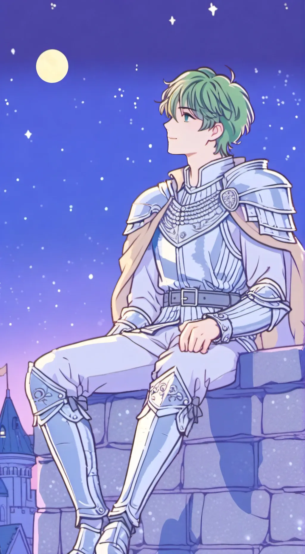 ai character: Zhang Jun Hie background