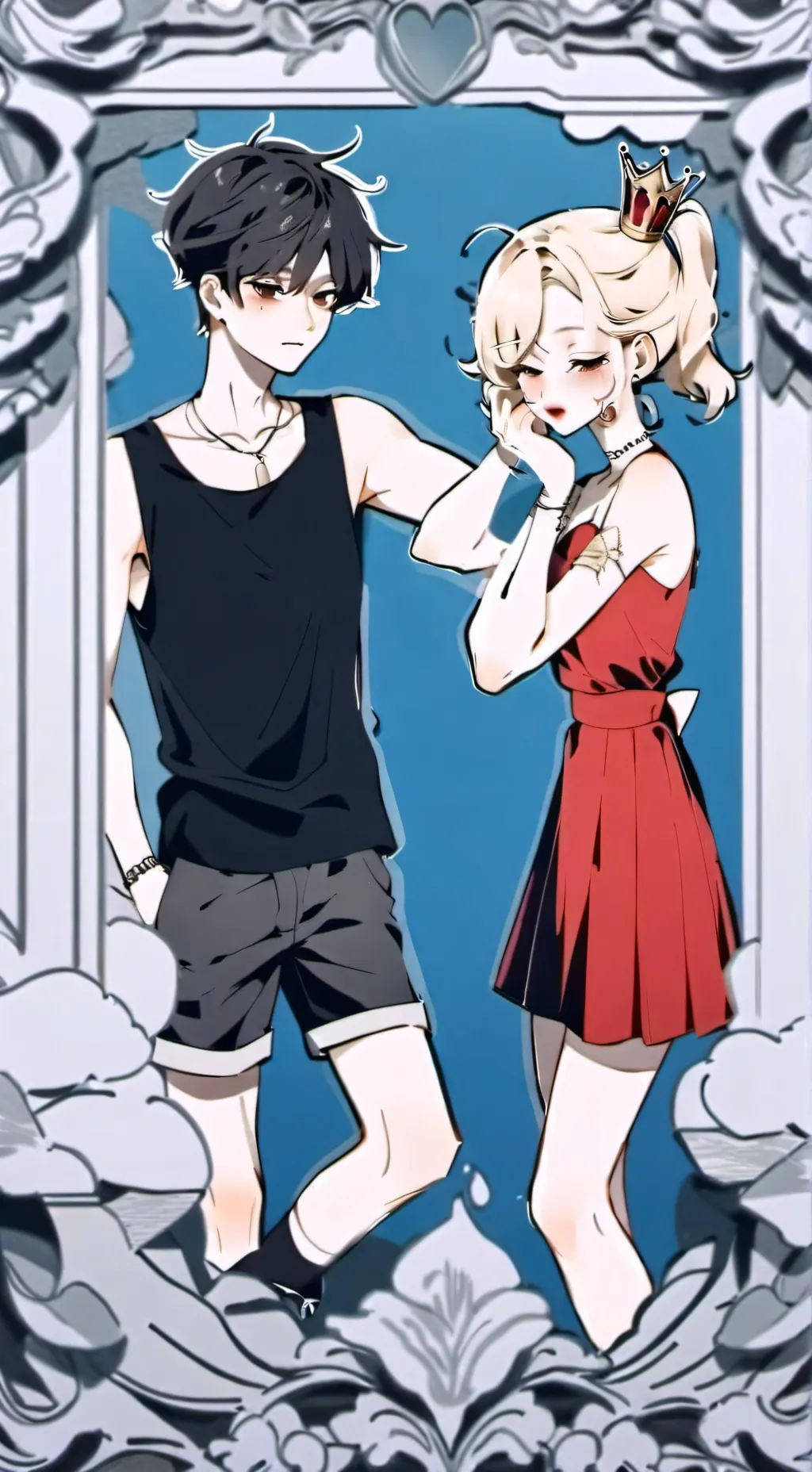 ai character: Alex & Michelle background