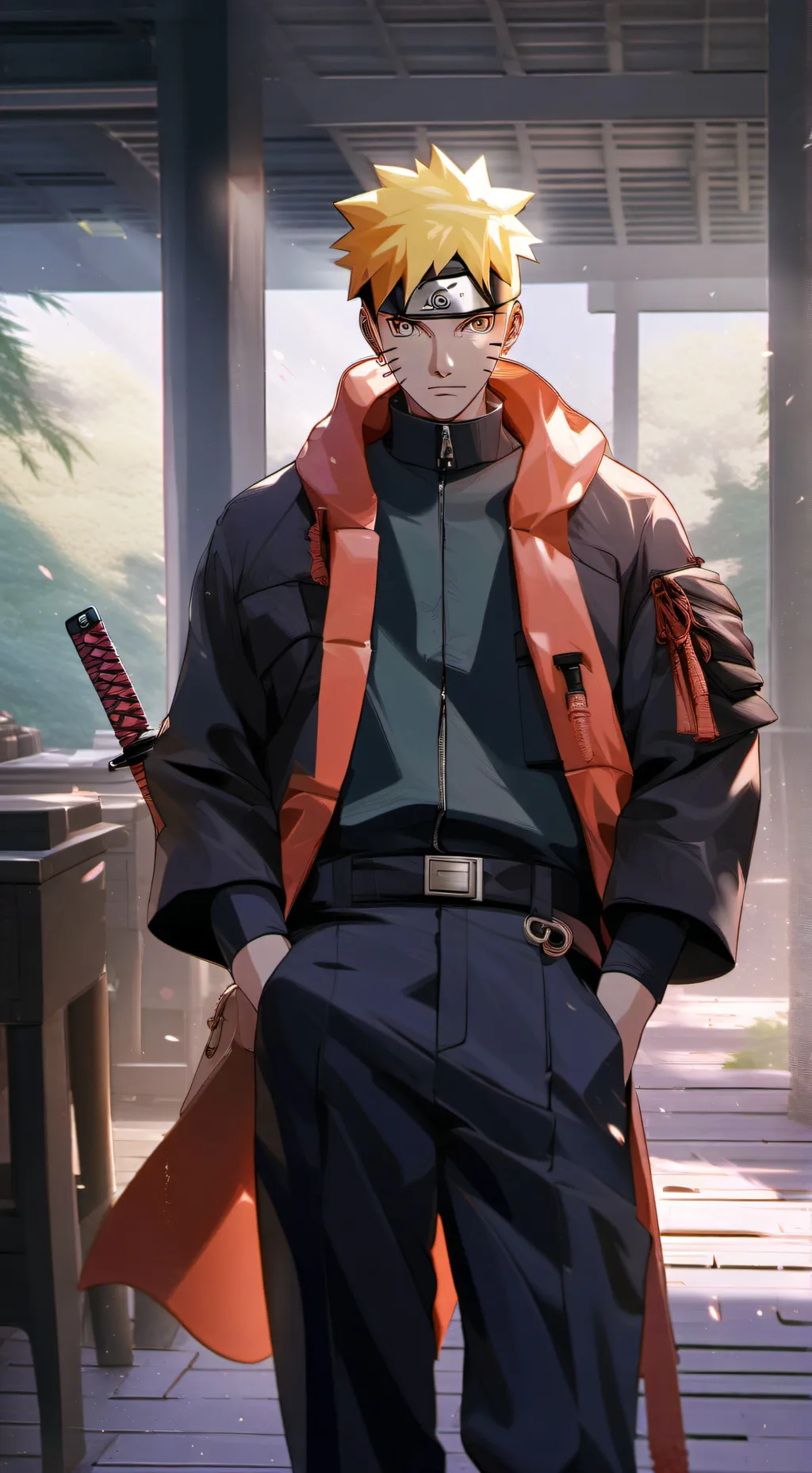 ai character: Naruto Uzumaki background