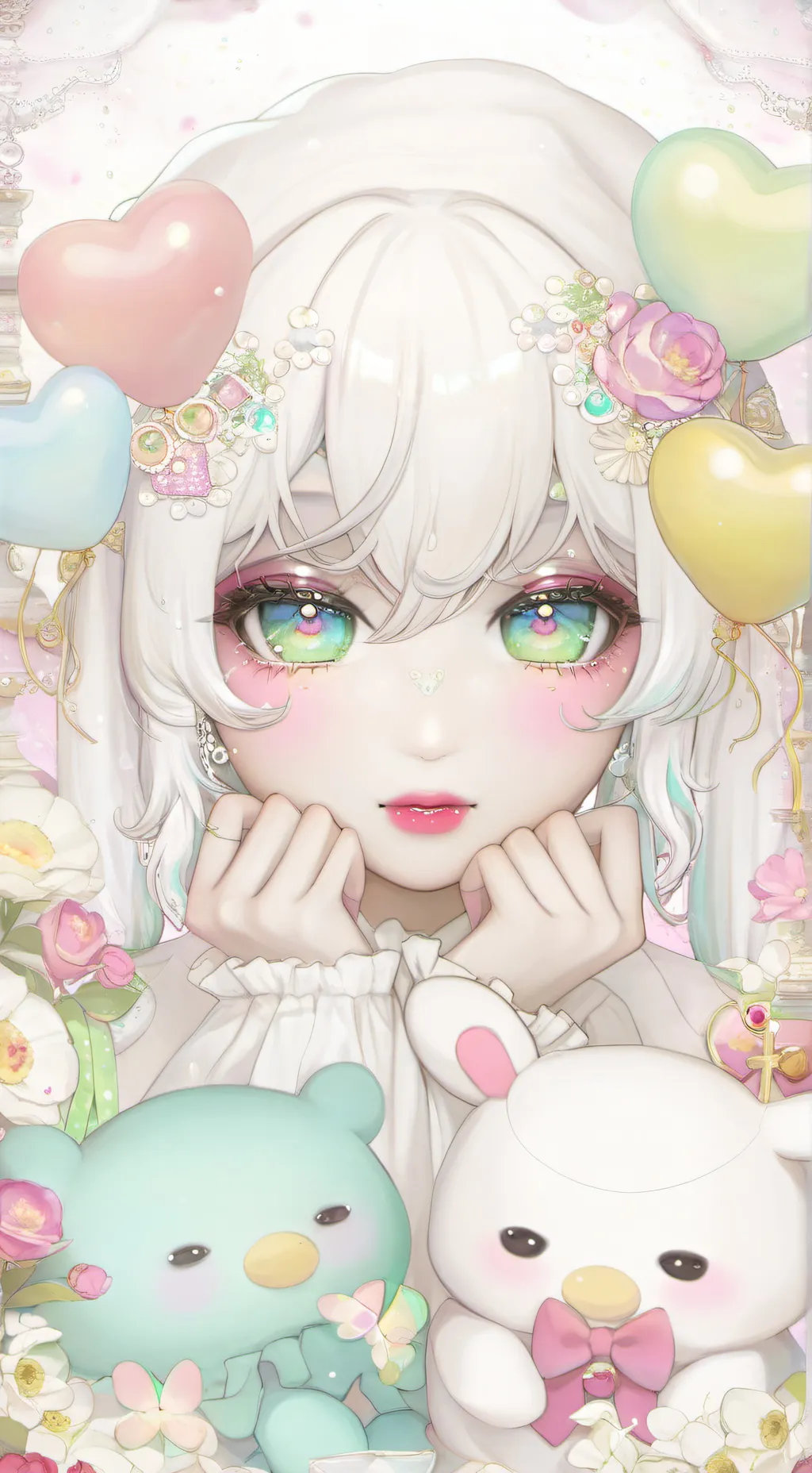 ai character: Luna background