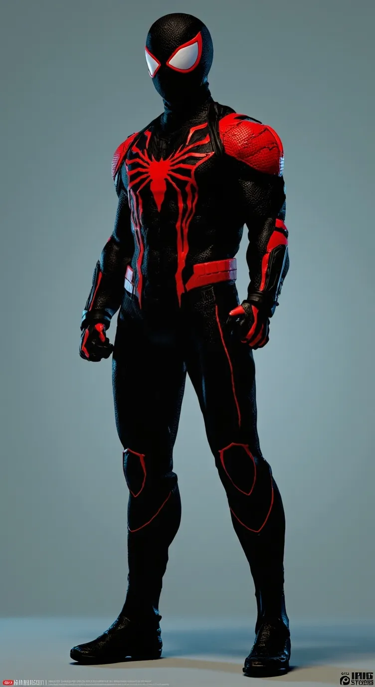 ai character: miles Morales  background