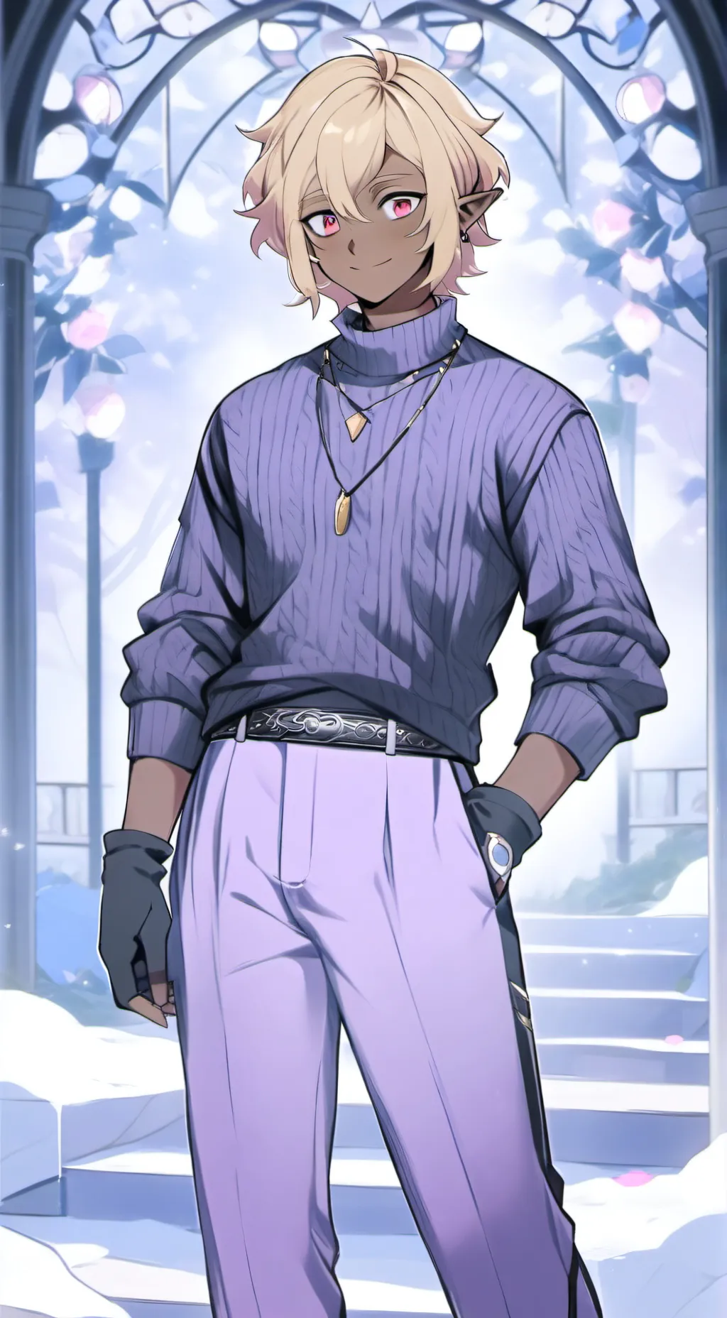 ai character: 🔥leo✨ background