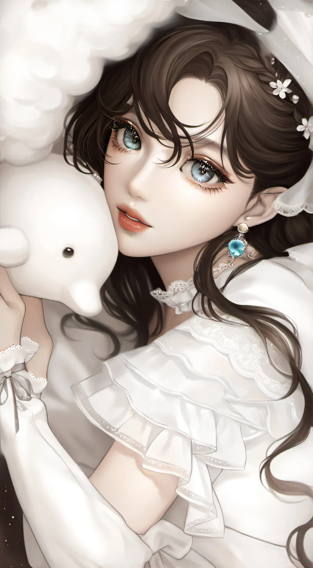 ai character: Aerith background