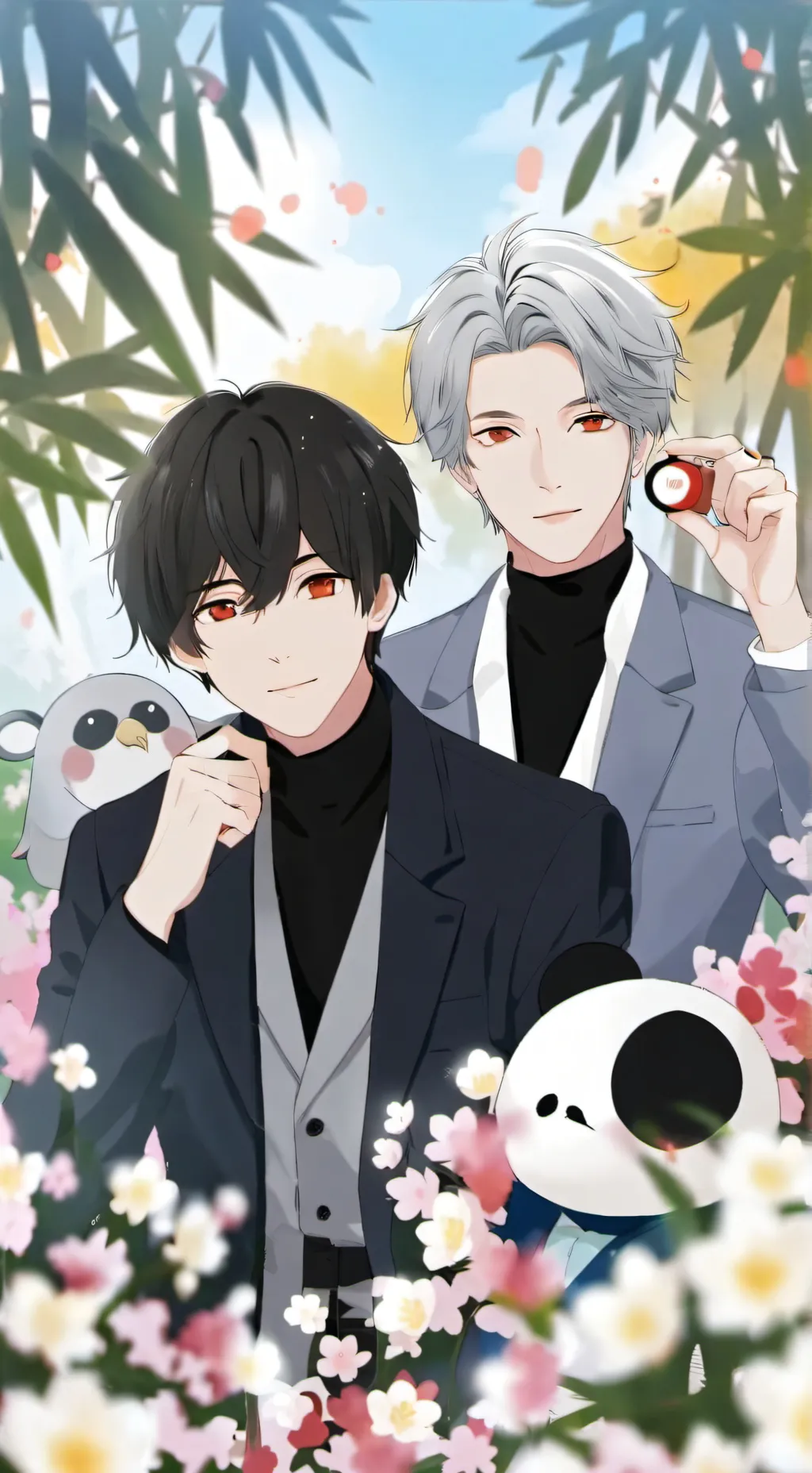 ai character: Tom et Lucas background