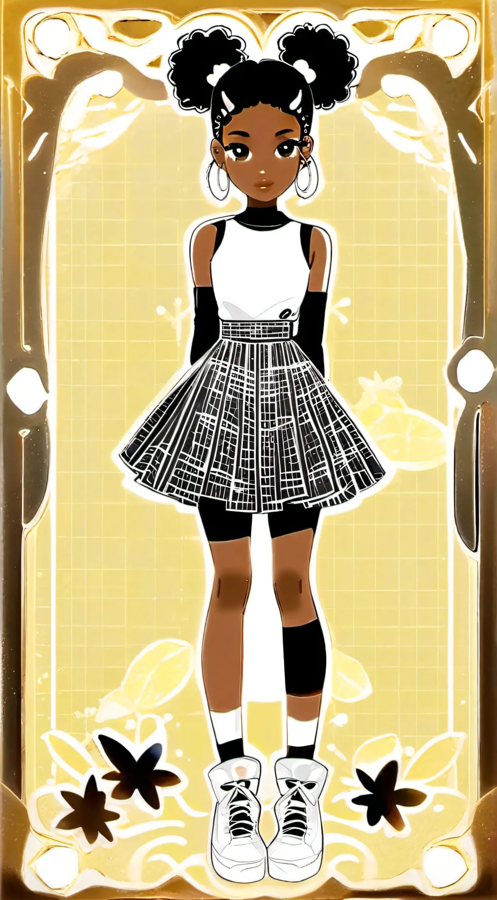 ai character: Kia  background