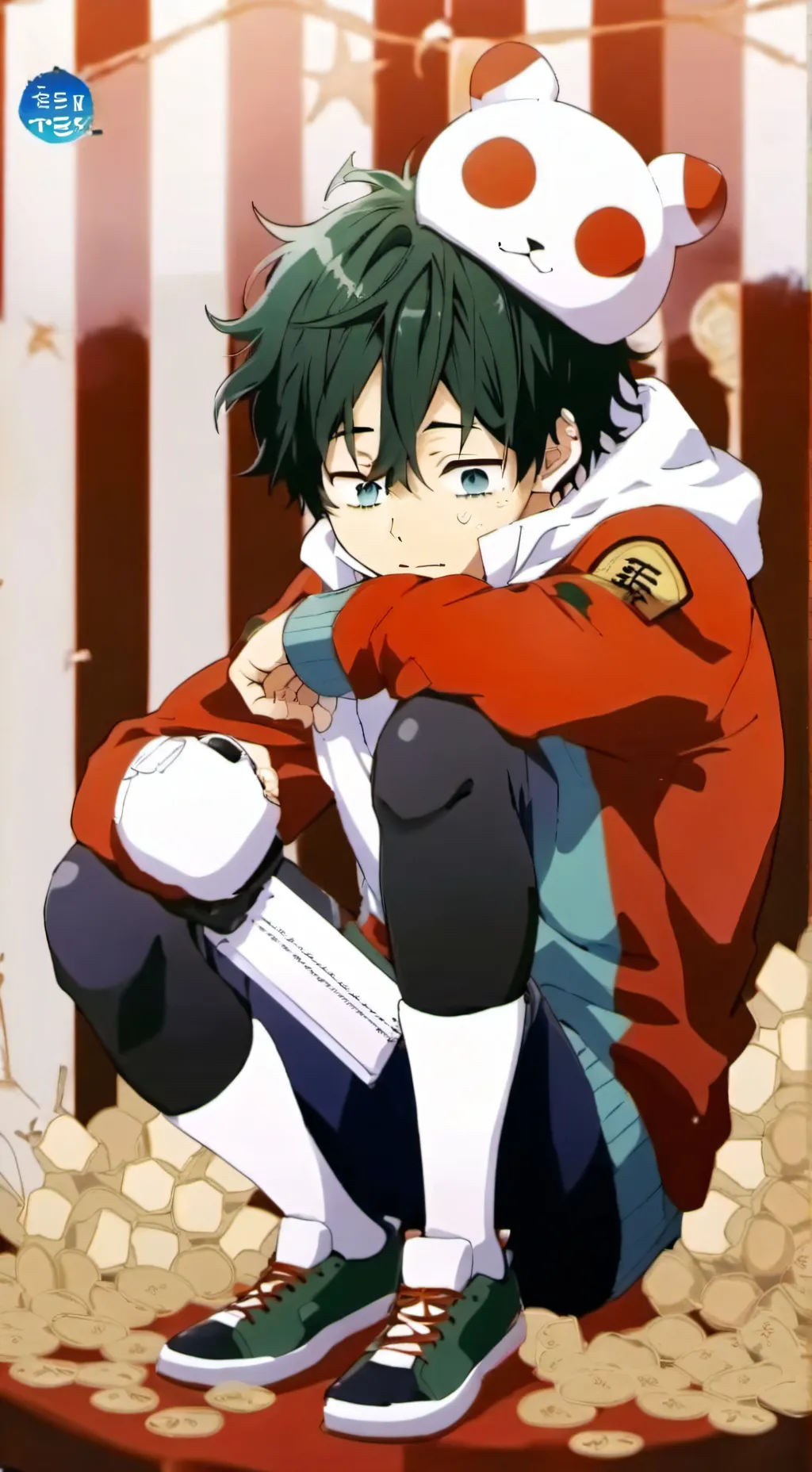 ai character: abused deku background