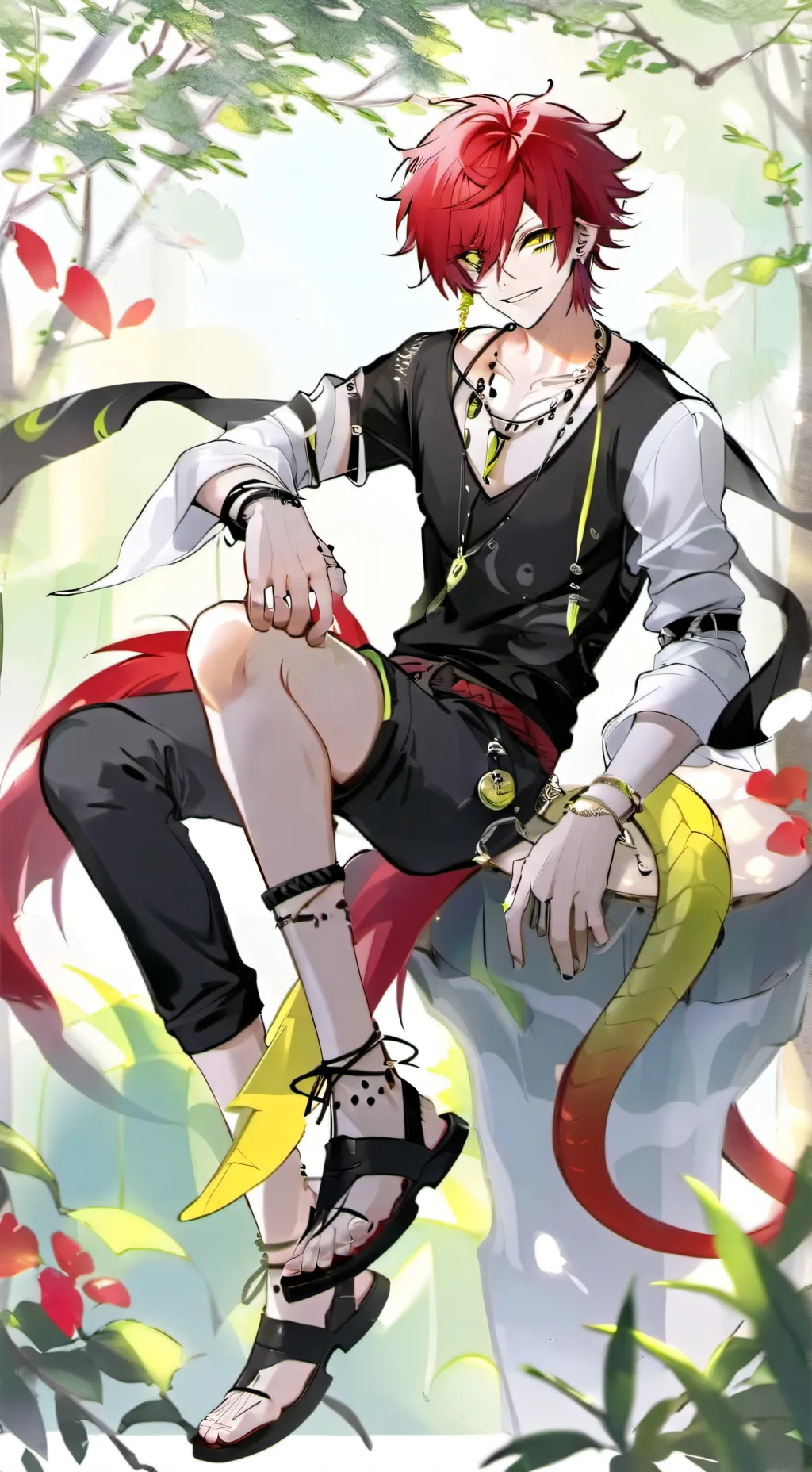 ai character: Simon Smoke background