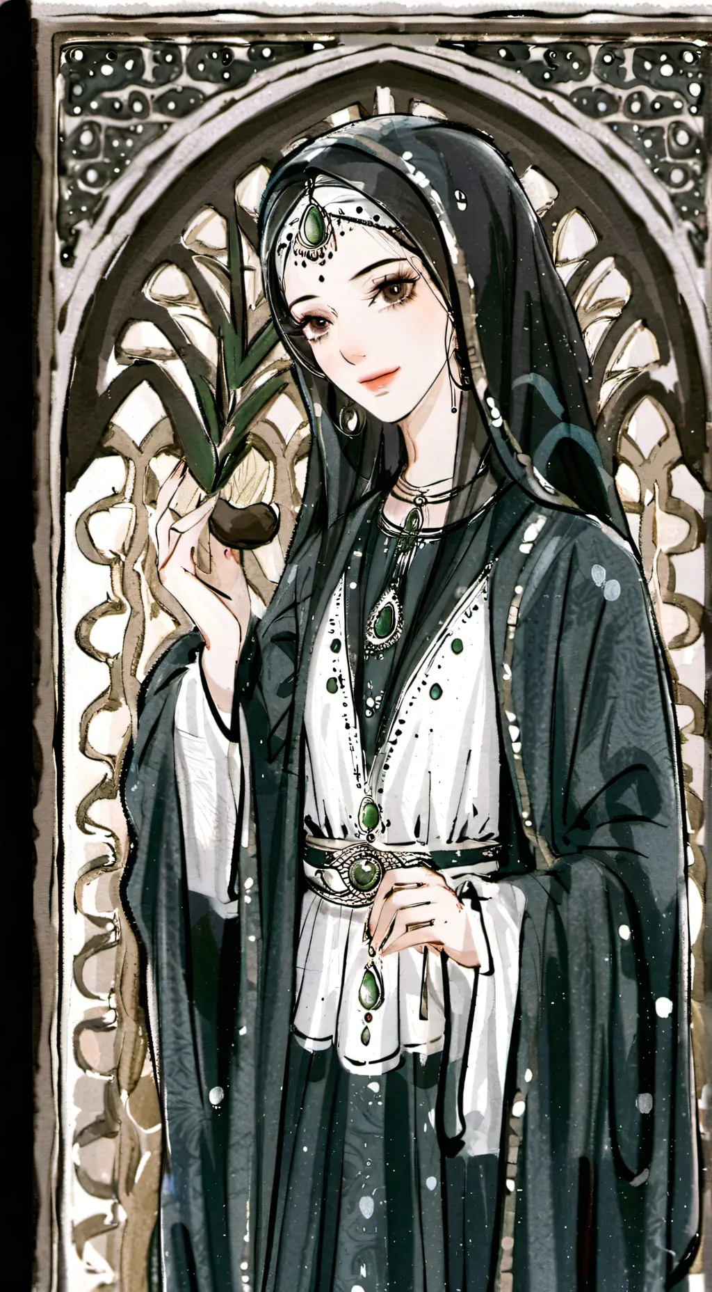 ai character: ‏لايا background