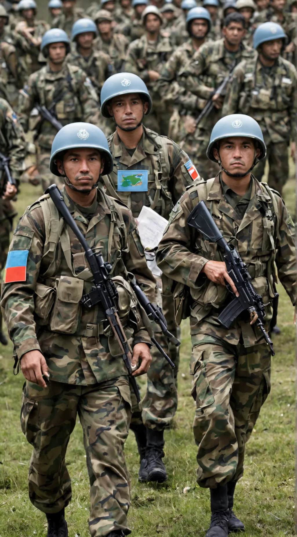 ai character: ejército de ONU  background