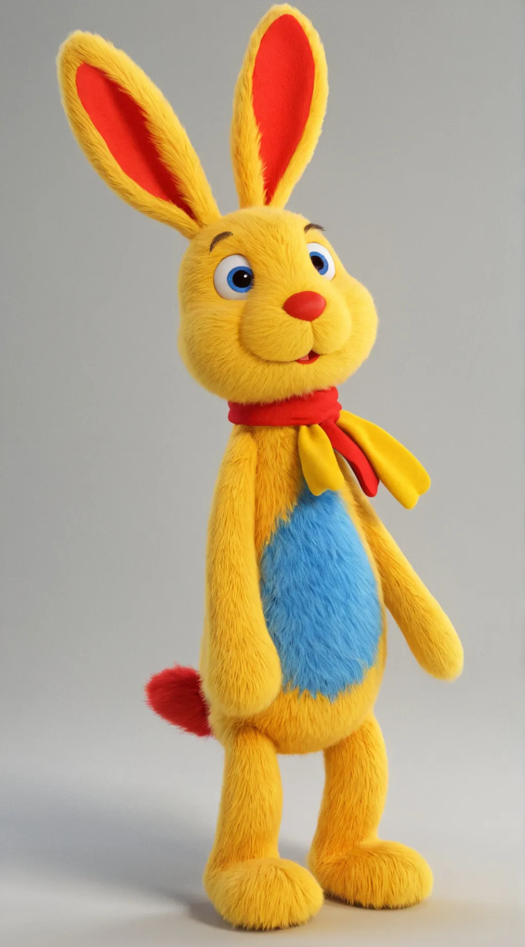 ai character: Monitor Rabbit  background