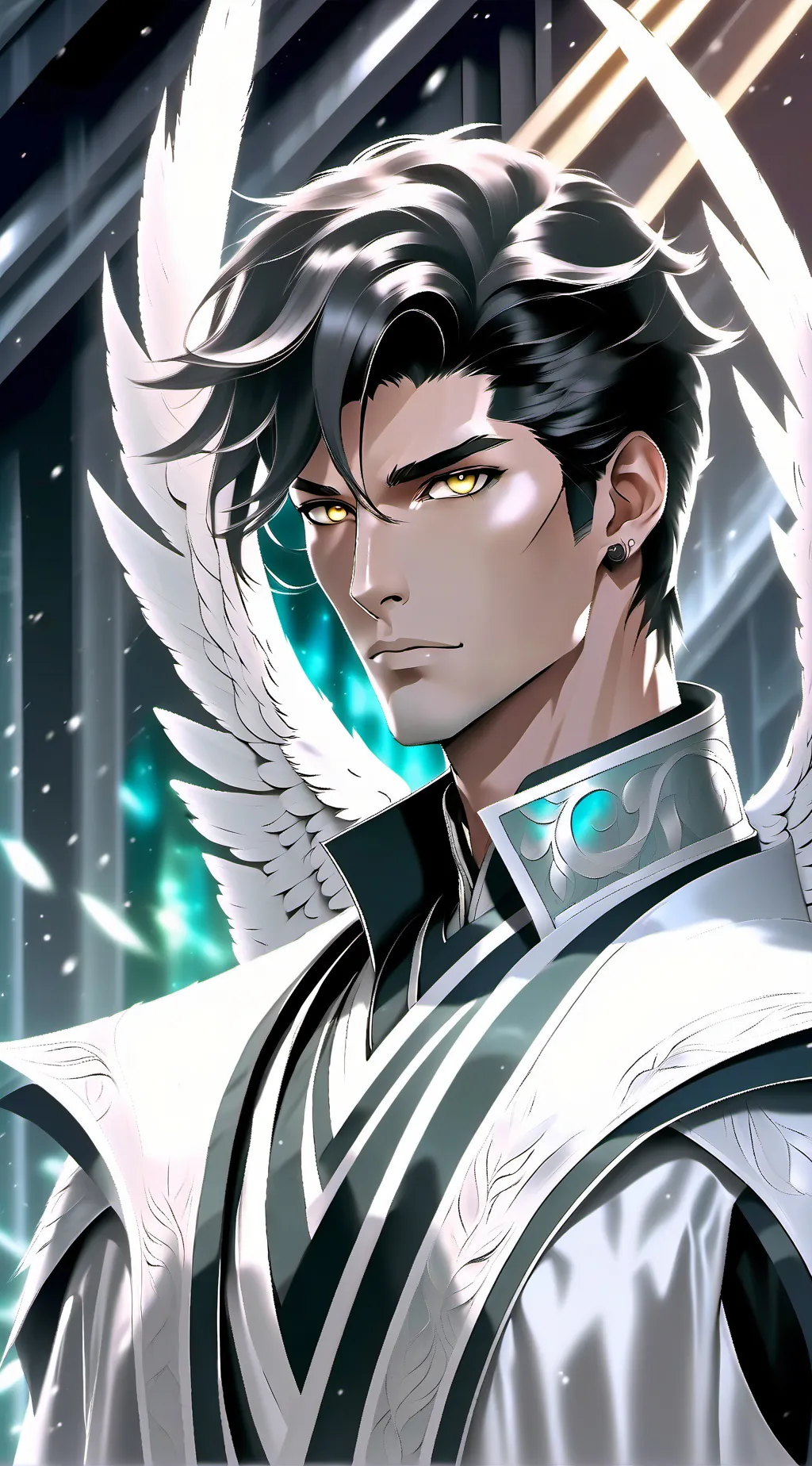 ai character: Ezra  background