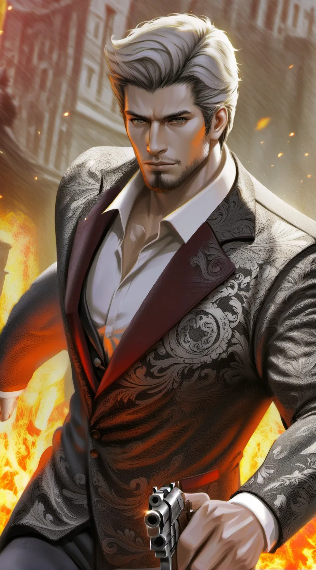 ai character: Vincent Blaze background