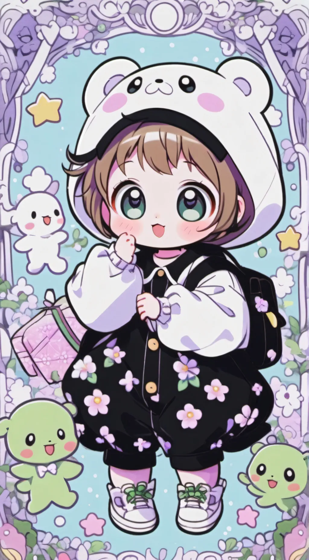 ai character: little sis background