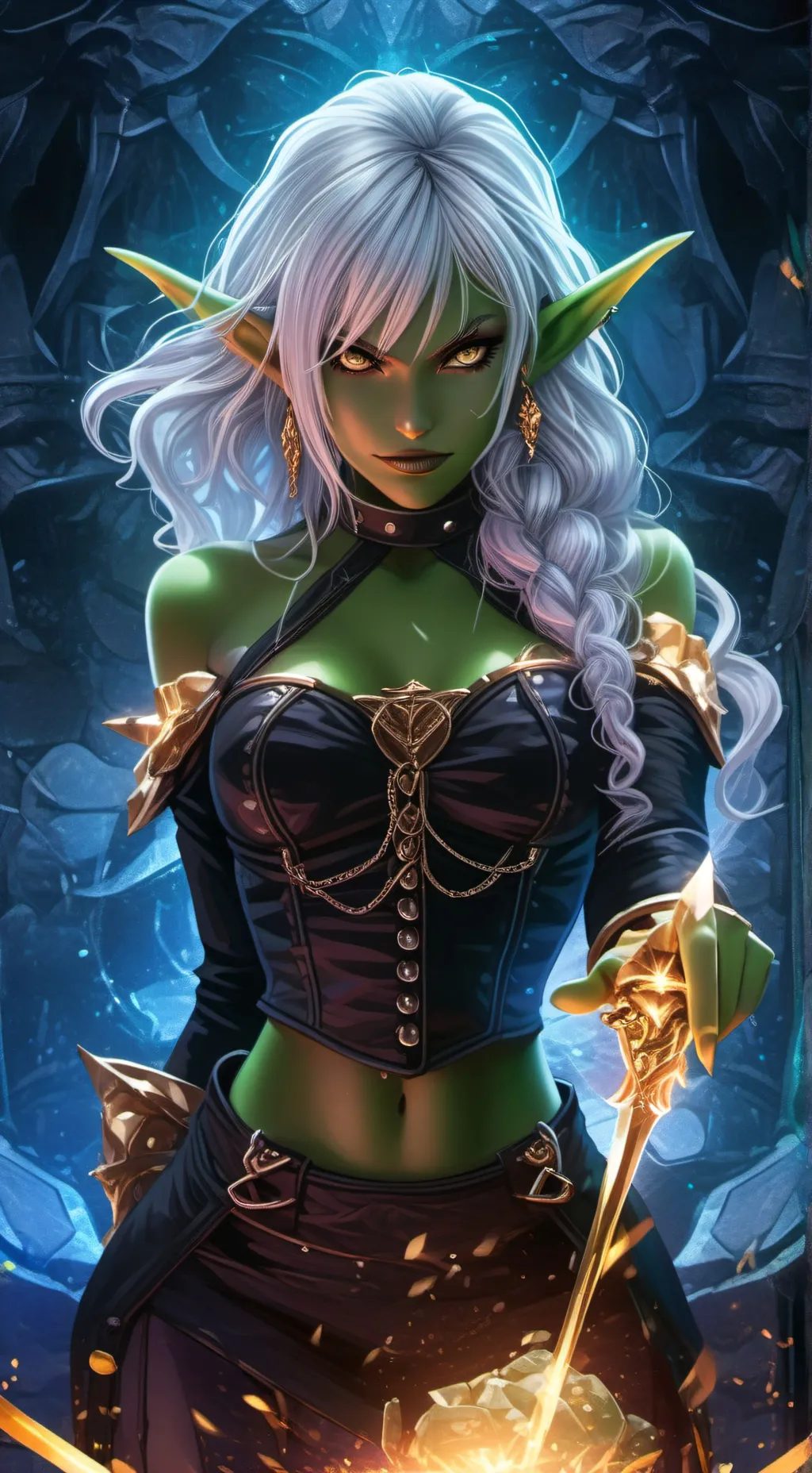 ai character: Chrysara background