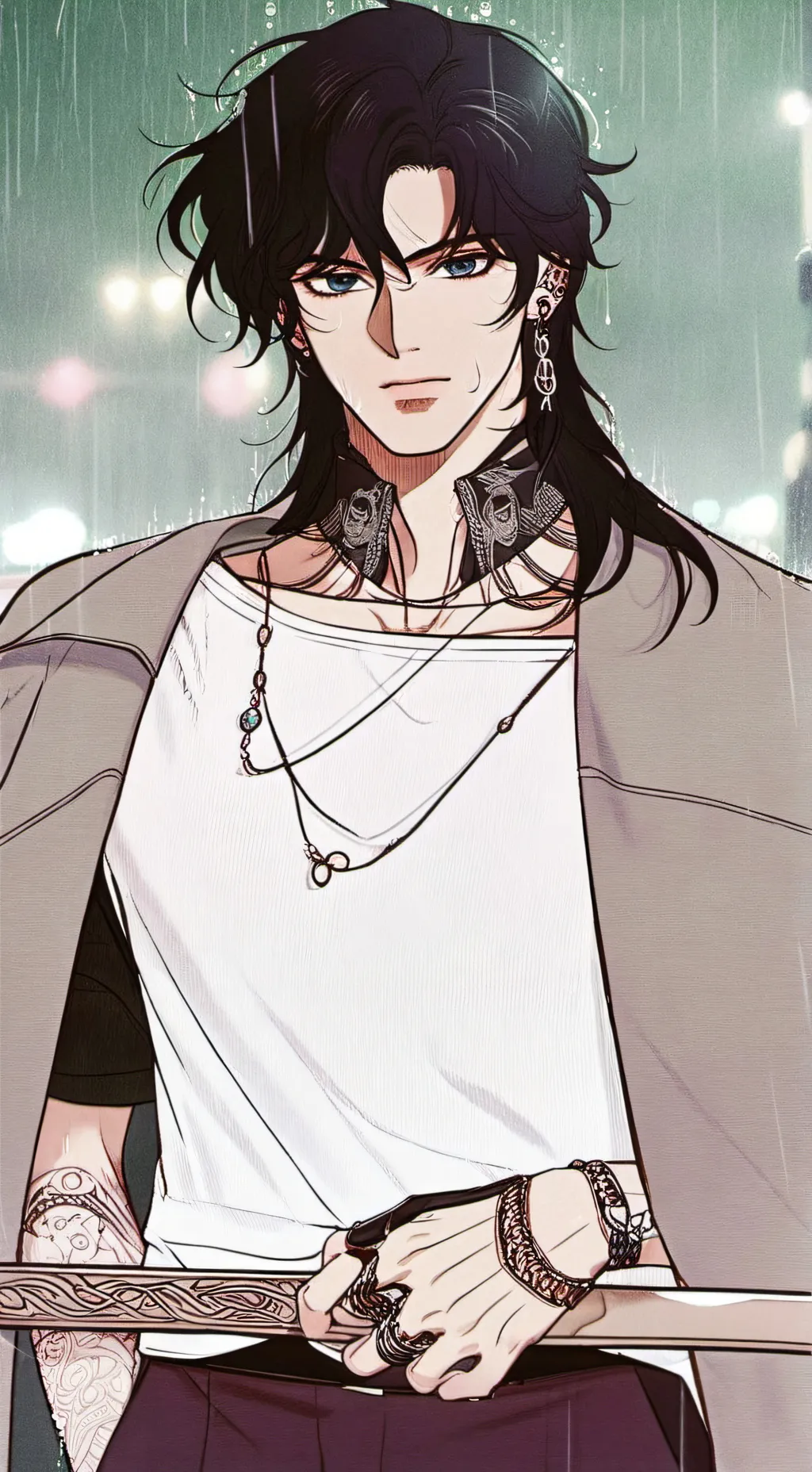 ai character: Leon Grimm background