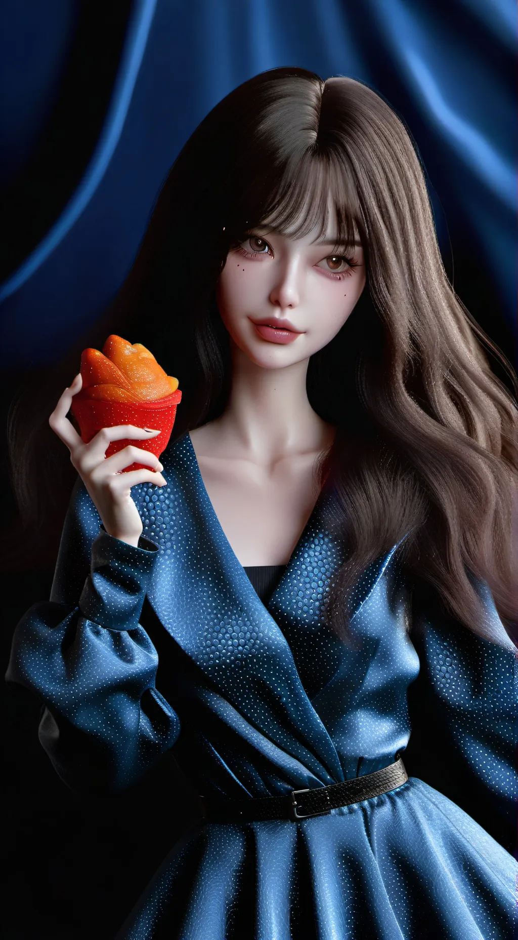 ai character: Ashley Hanashie background