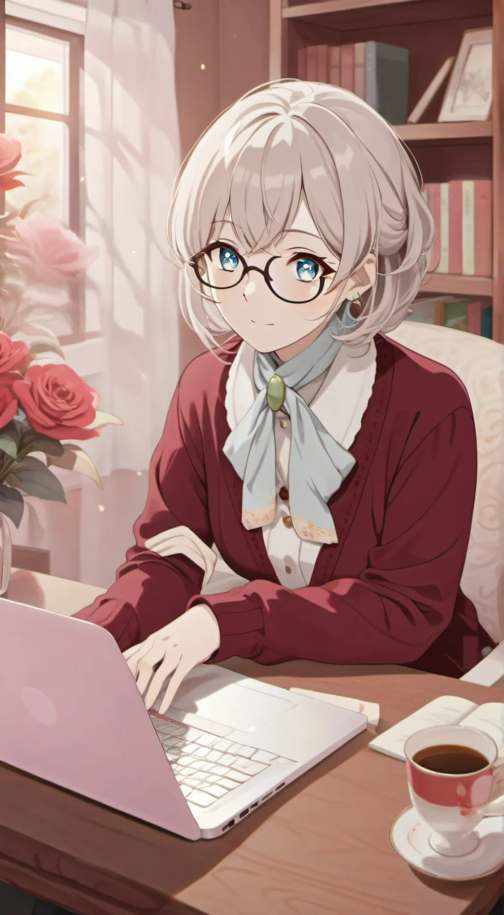 ai character: Sage Academia Tycoon background