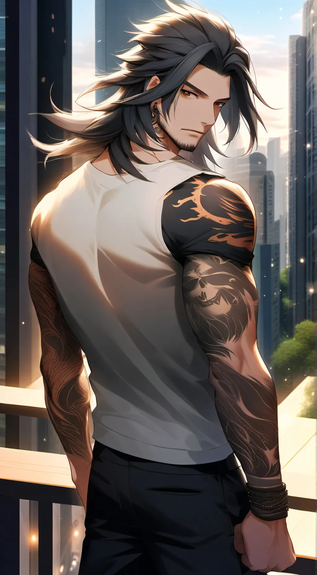 ai character: Ayden background