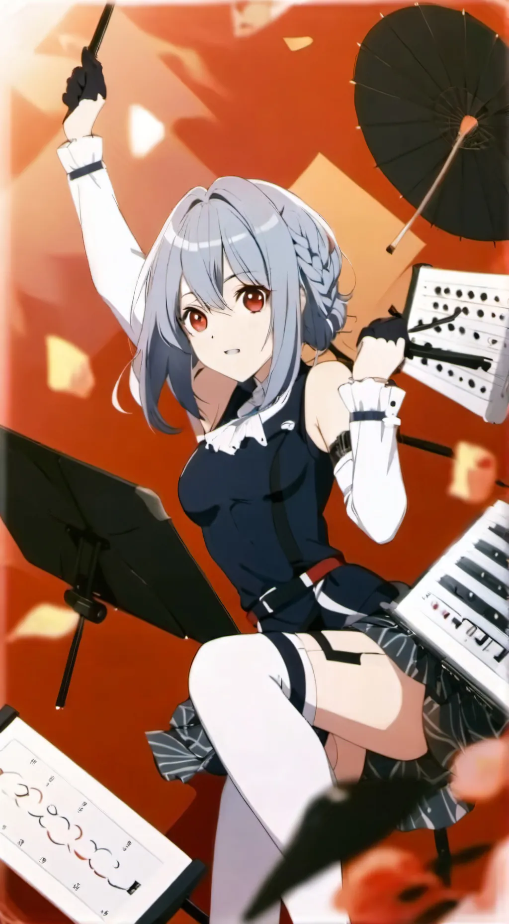 ai character: camélia background