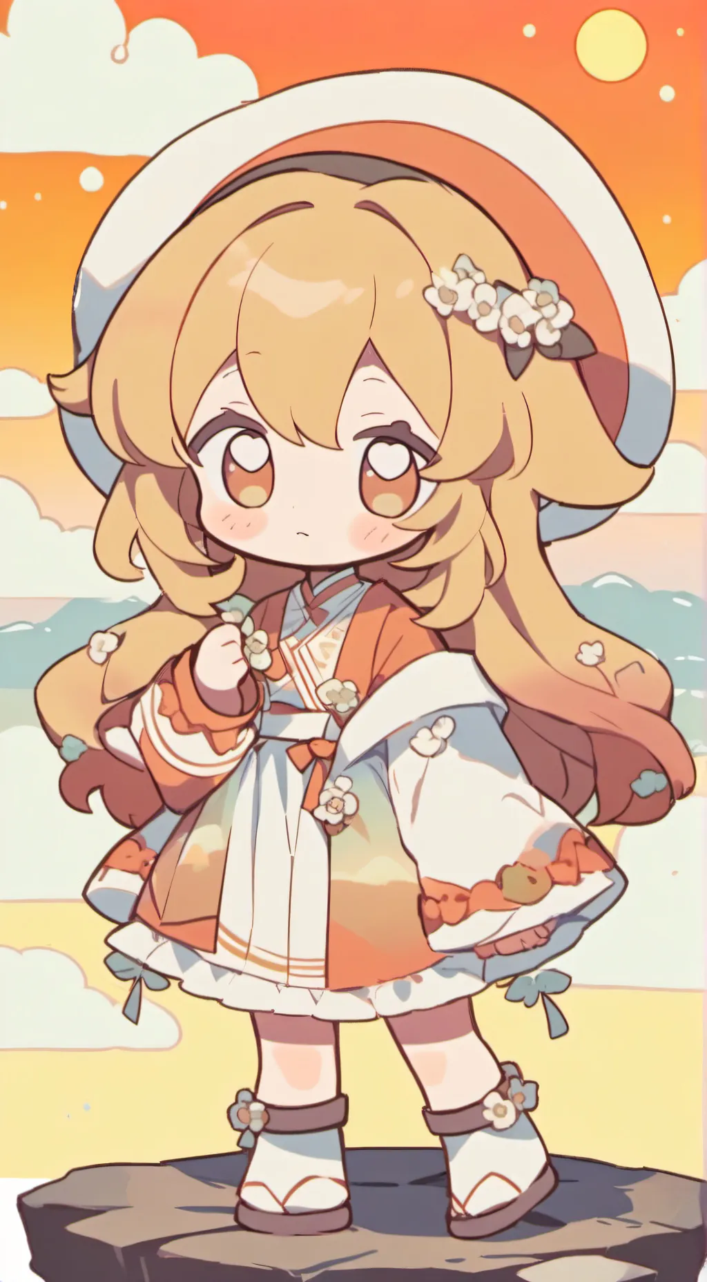 ai character: 𝚂𝚞𝚗𝚜𝚎𝚝 𝙱𝚊𝚋𝚒𝚎𝚜 background