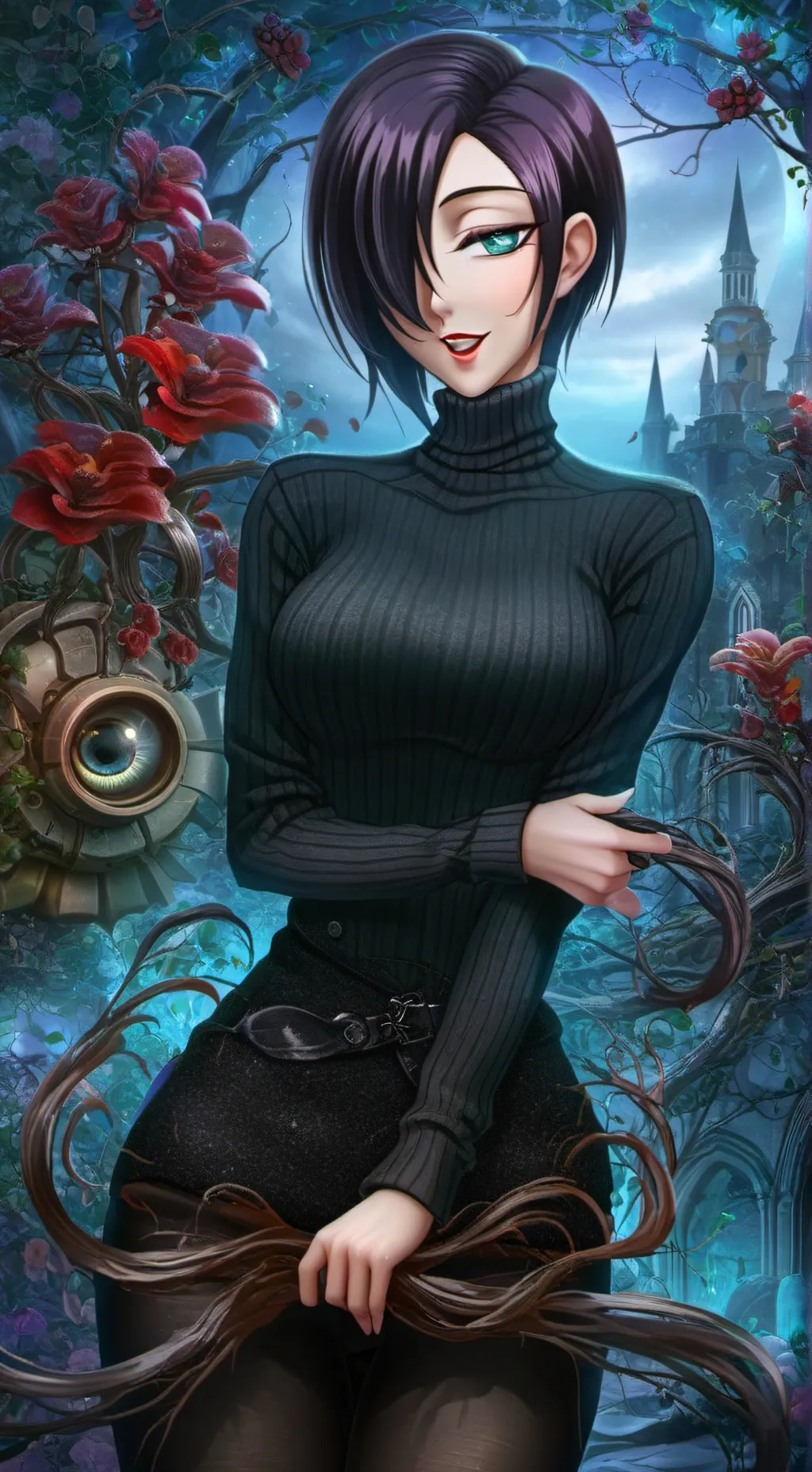 ai character: Mandy background