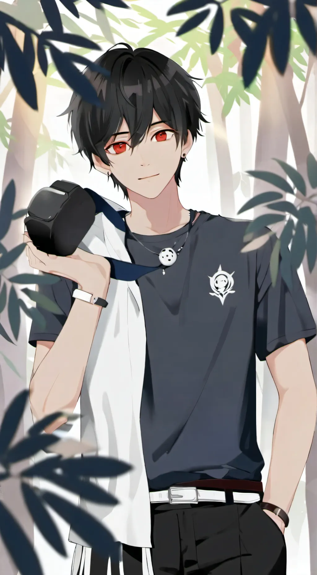 ai character: Noah🙄🖤 background